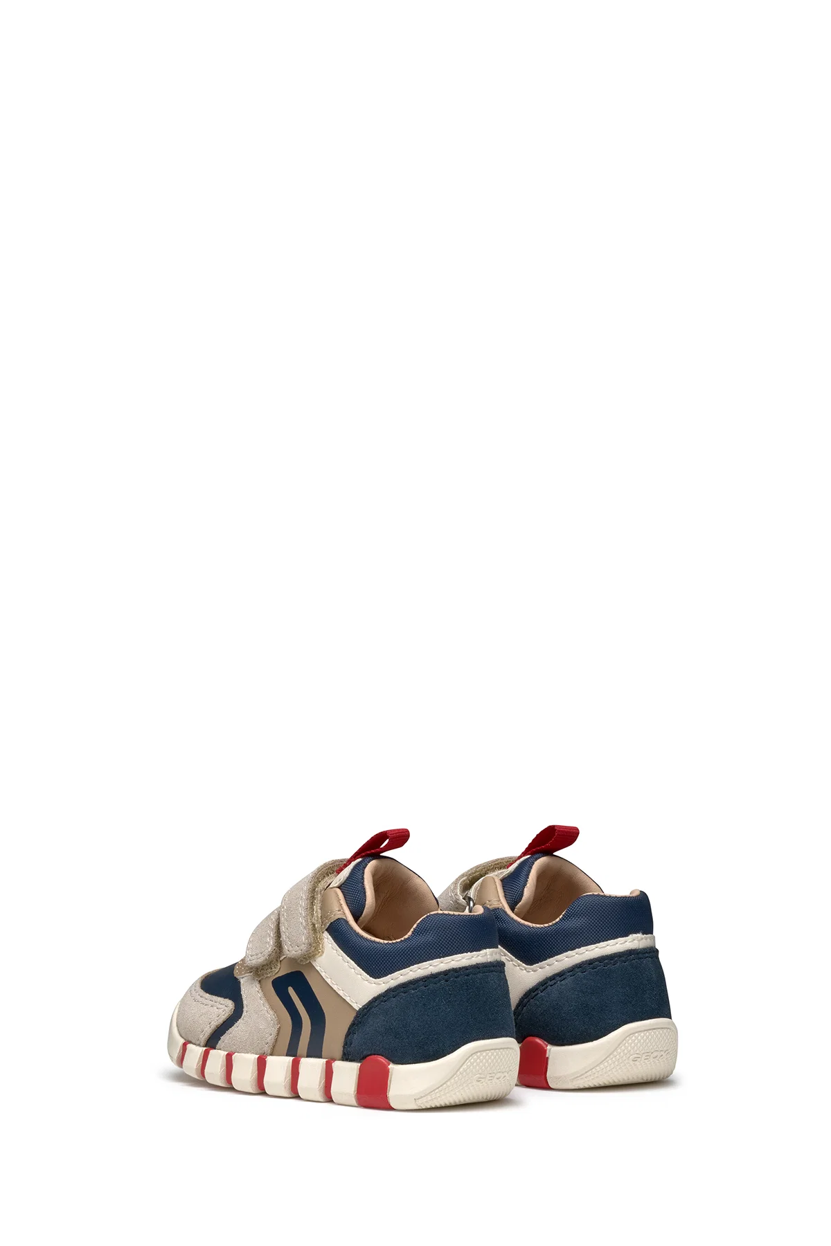 Geox Erkek Bebek Bej Iupidoo Bantlı Deri Sneaker - Image 4