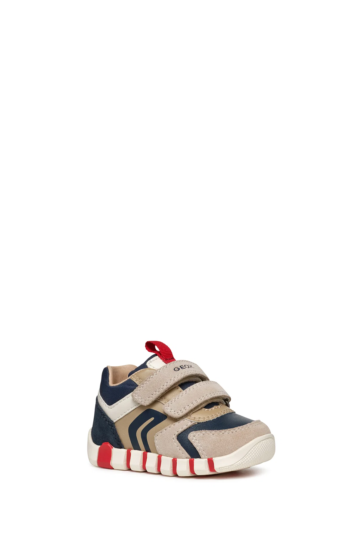 Geox Erkek Bebek Bej Iupidoo Bantlı Deri Sneaker - Image 5