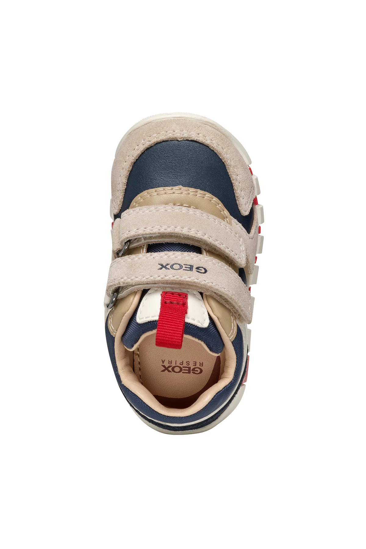 Geox Erkek Bebek Bej Iupidoo Bantlı Deri Sneaker - Image 8