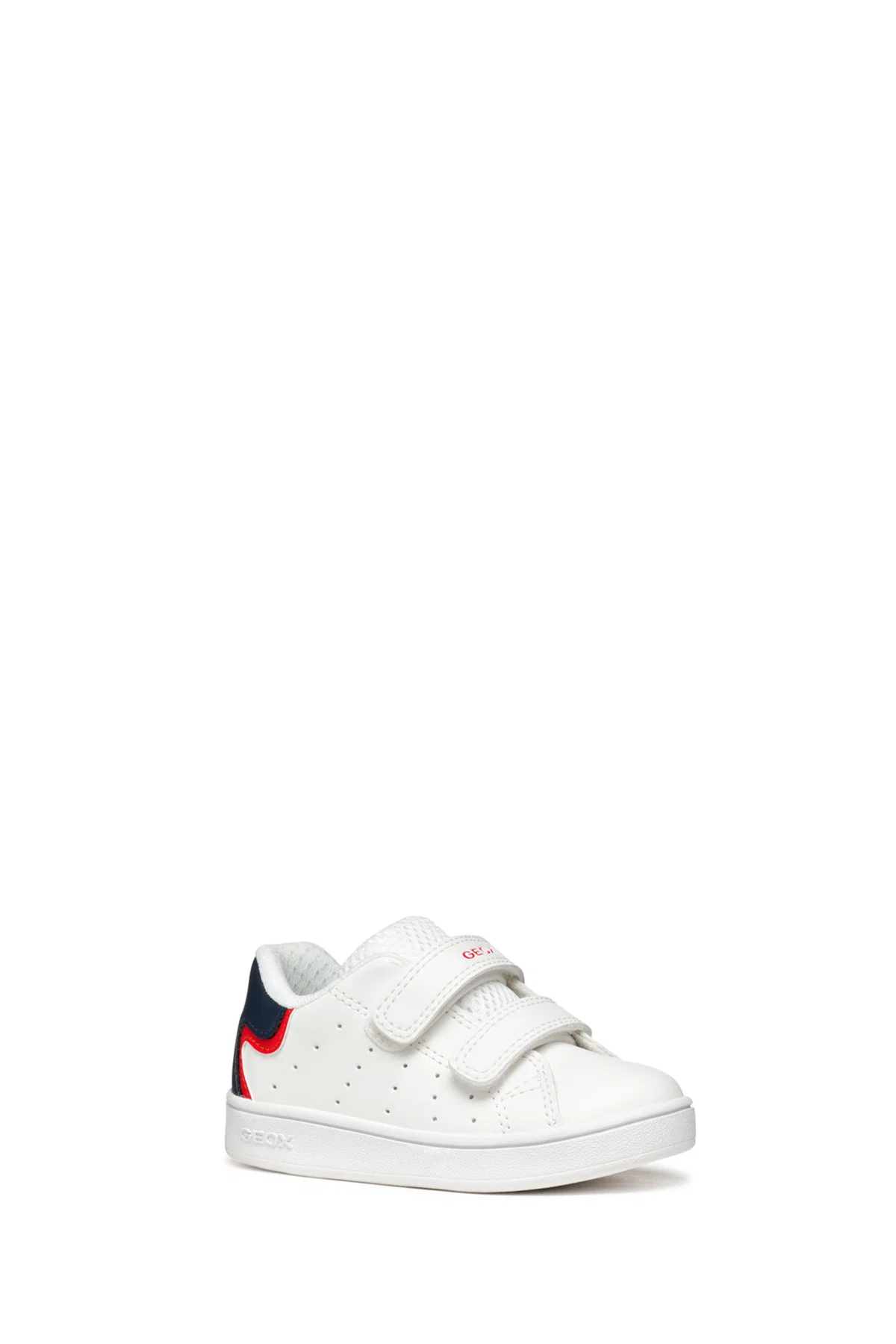 Geox Erkek Bebek Beyaz B Eclyper A - Synt. Lea Çift Bantlı Sneaker - Image 2