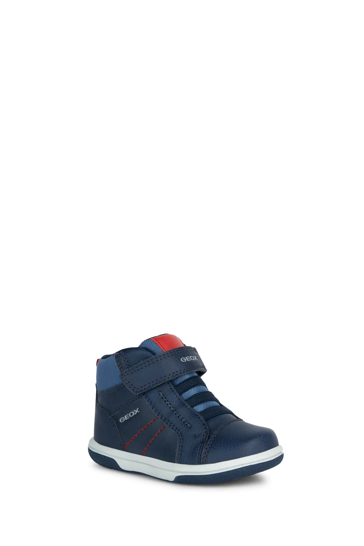 Geox Erkek Bebek Lacivert Bantlı Deri Sneaker - Image 2