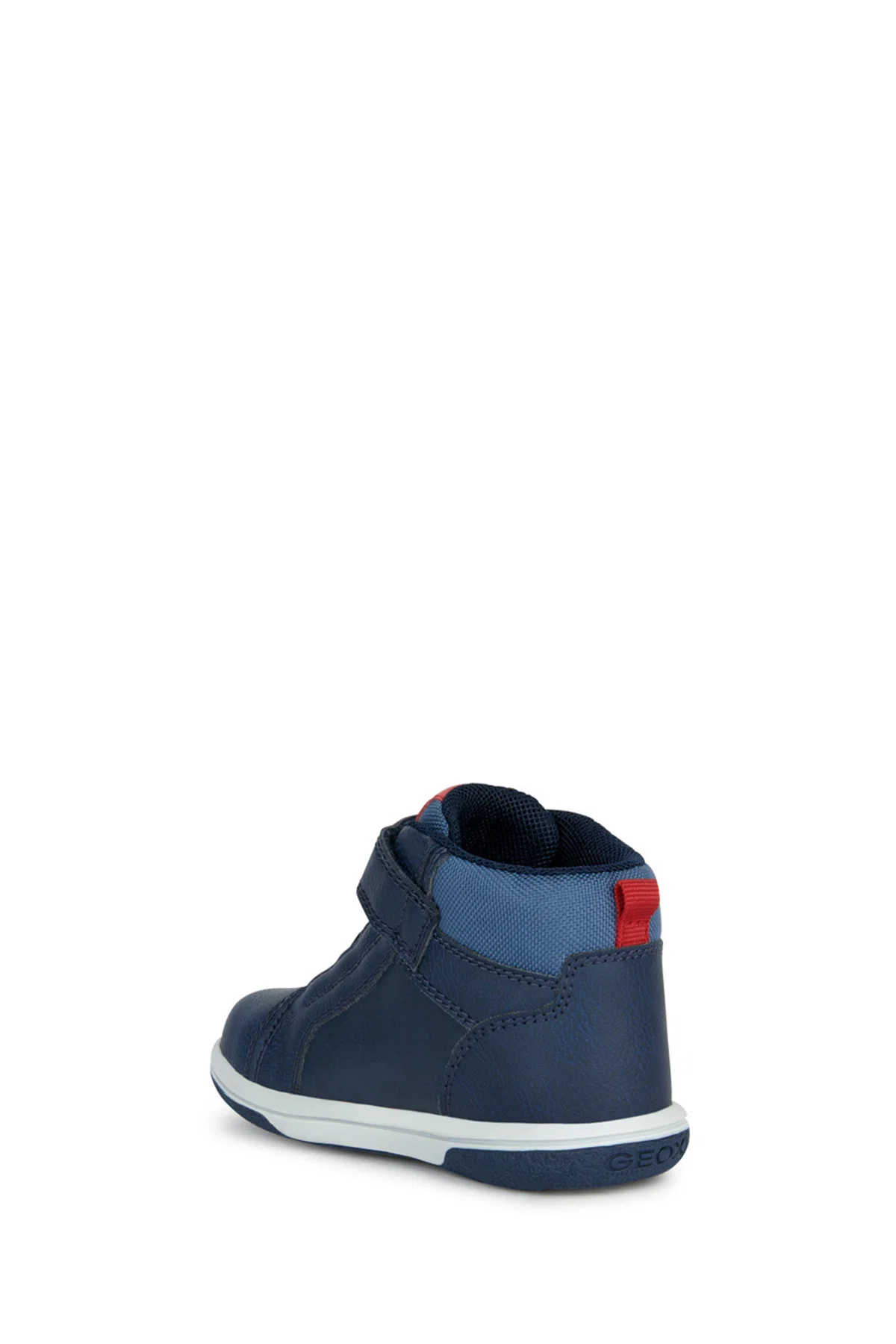 Geox Erkek Bebek Lacivert Bantlı Deri Sneaker - Image 3