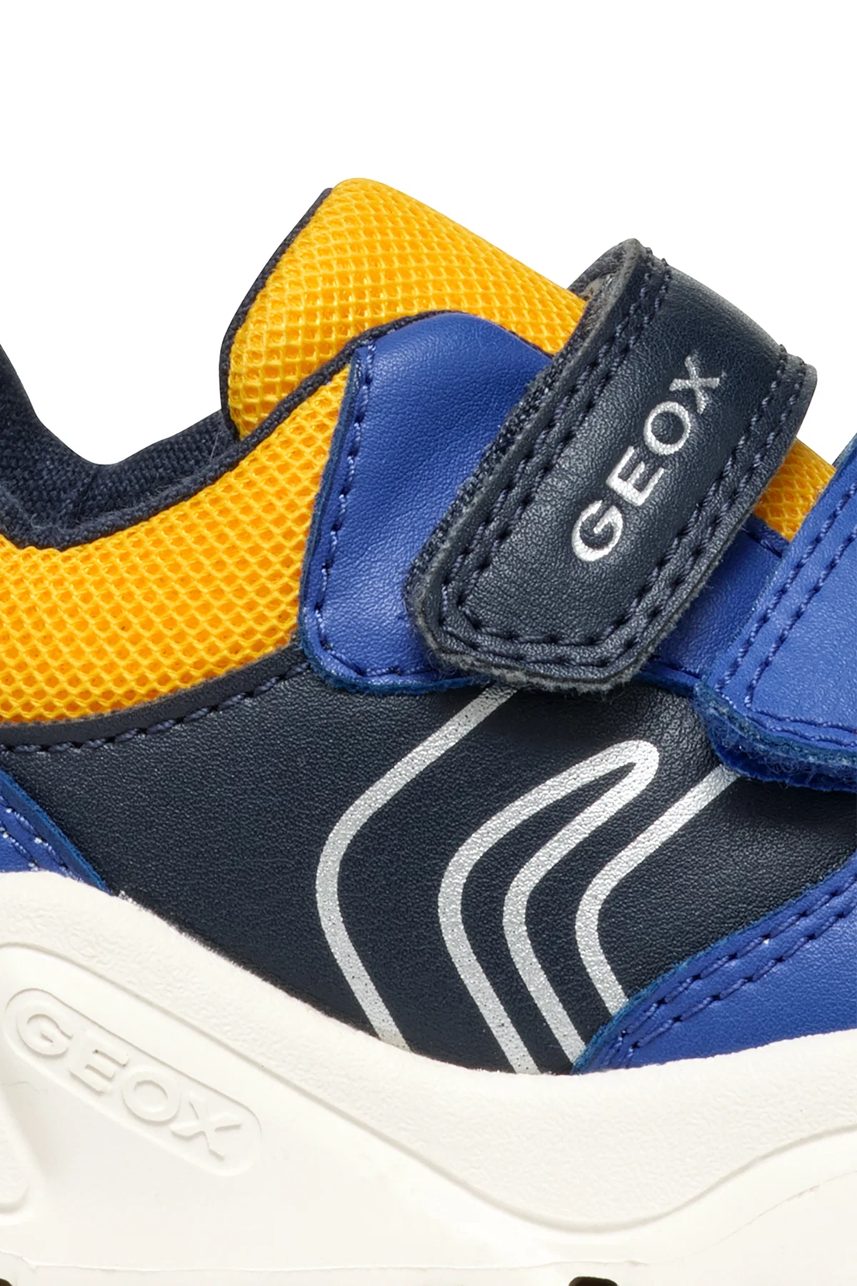 Geox Erkek Bebek Lacivert Ciufciuf Bantlı Deri Sneaker - Image 8