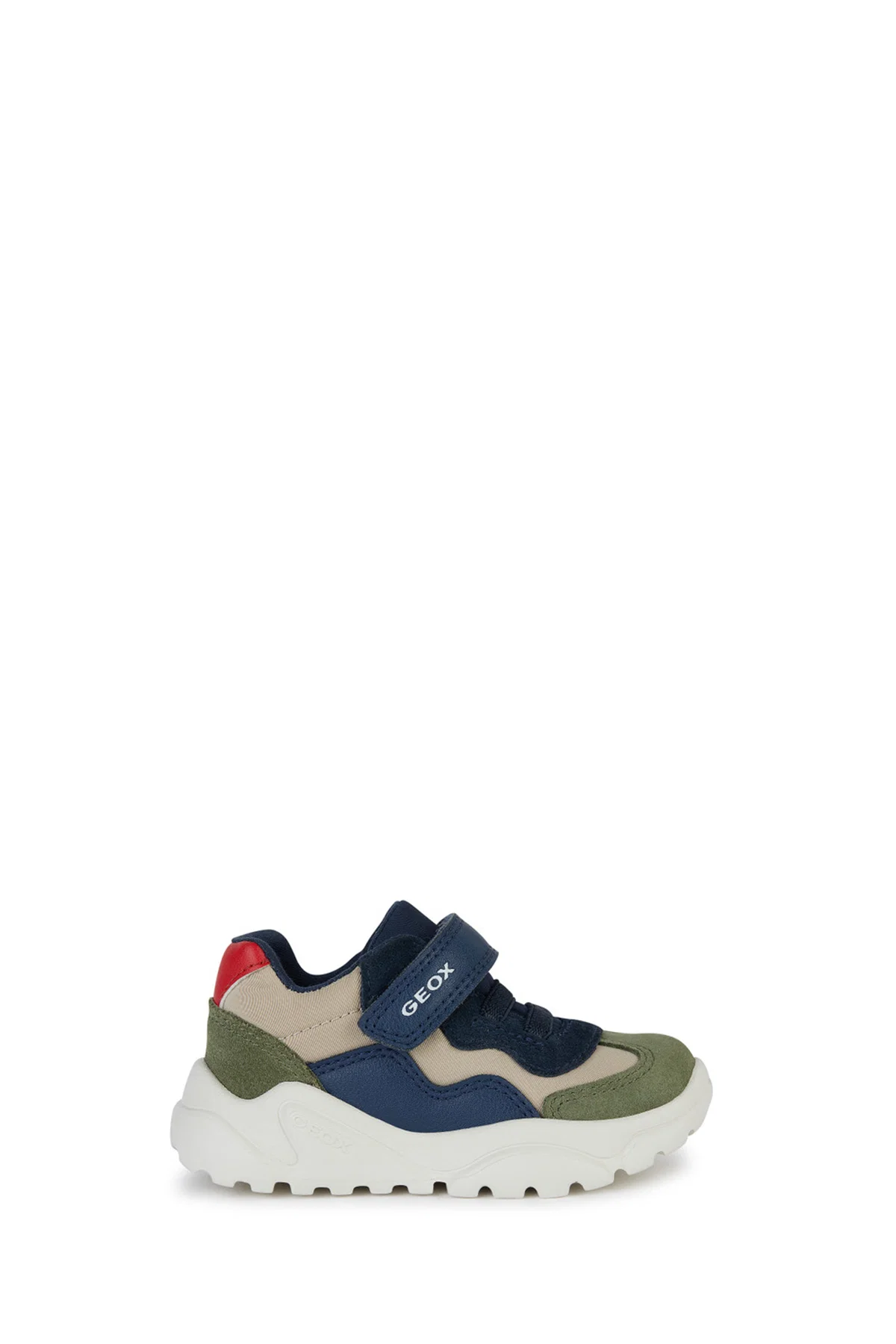 Geox Erkek Bebek Lacivert Ciufciuf Bantlı Süet Sneaker