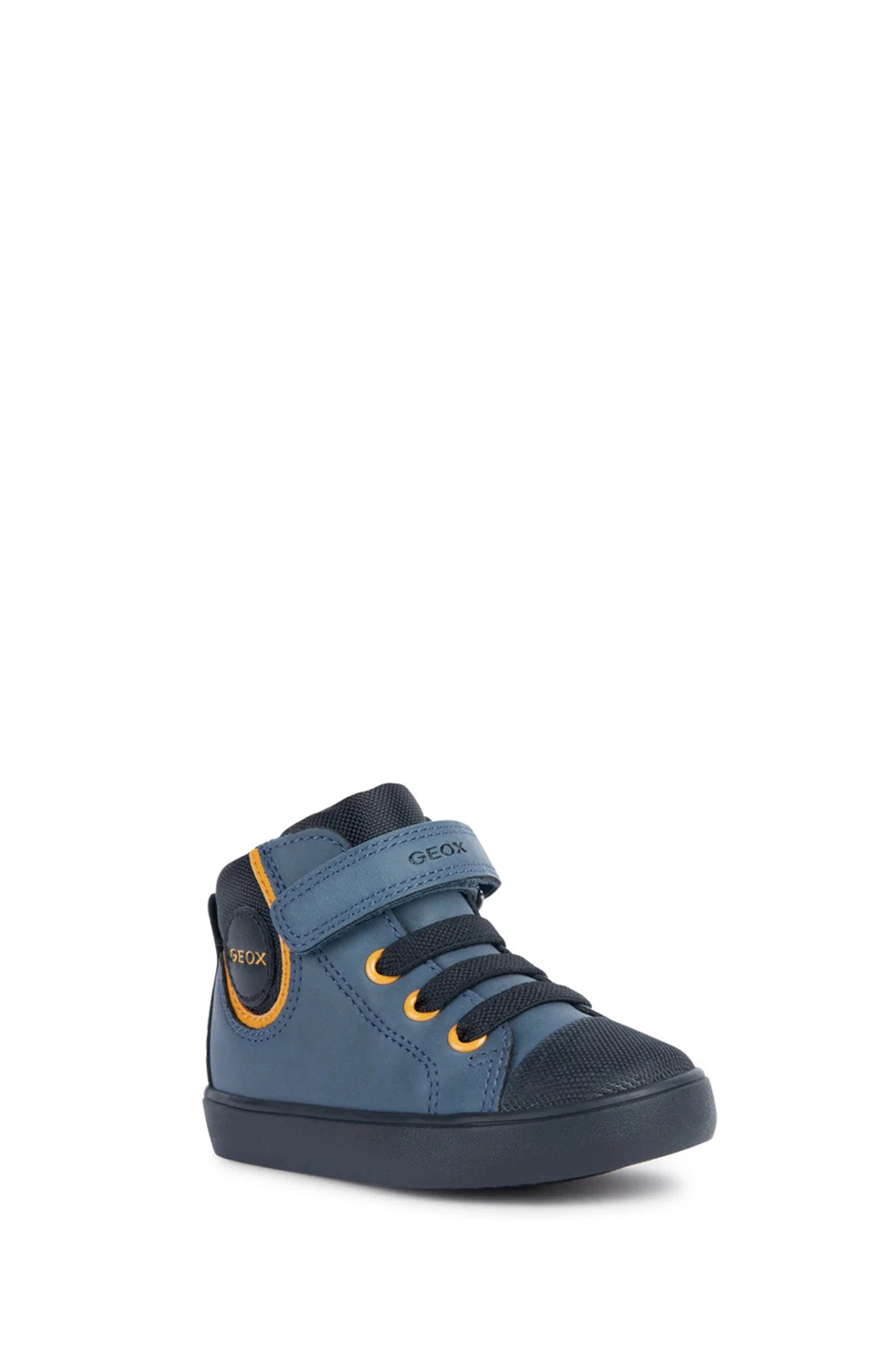 Geox Erkek Bebek Lacivert Gisli B Bantlı Deri Spor Sneaker - Image 2