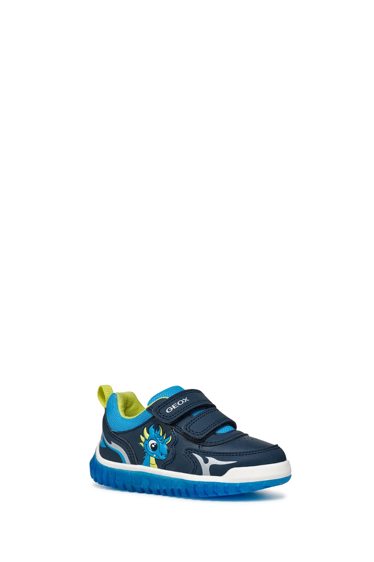 Geox Erkek Bebek Lacivert Lightyloo Bantlı Deri Sneaker - Image 2