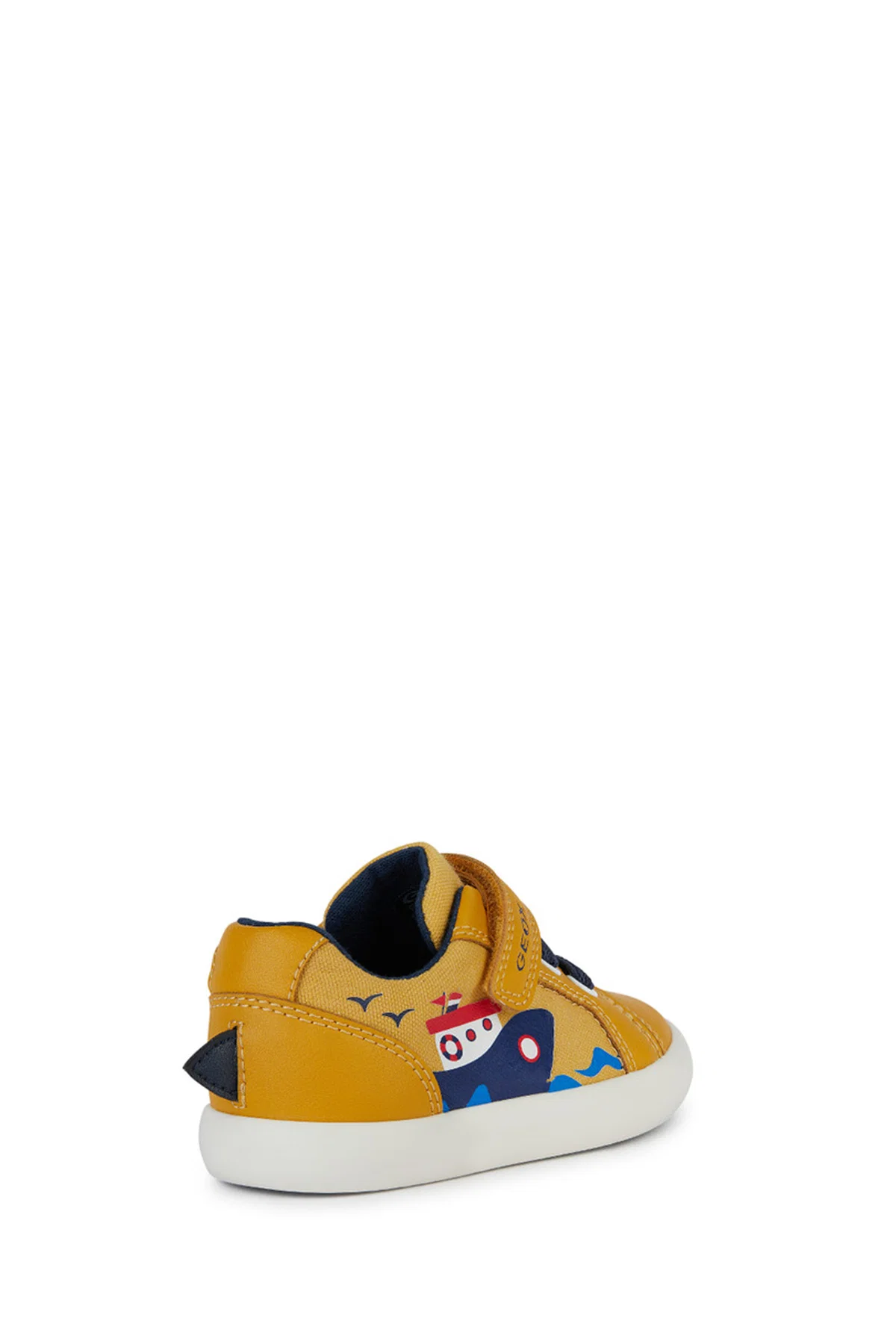 Geox Erkek Bebek Sarı Elthan Kumaş Sneaker - Image 4