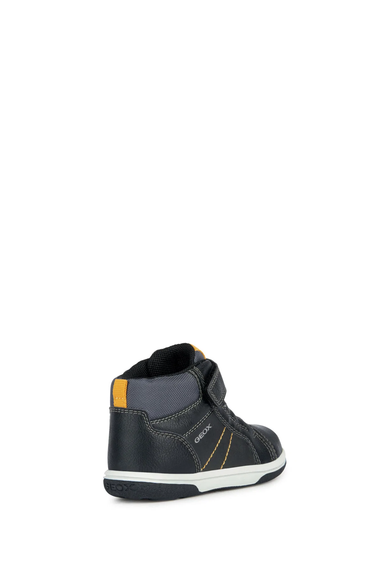 Geox Erkek Bebek Siyah Bantlı Deri Sneaker - Image 4
