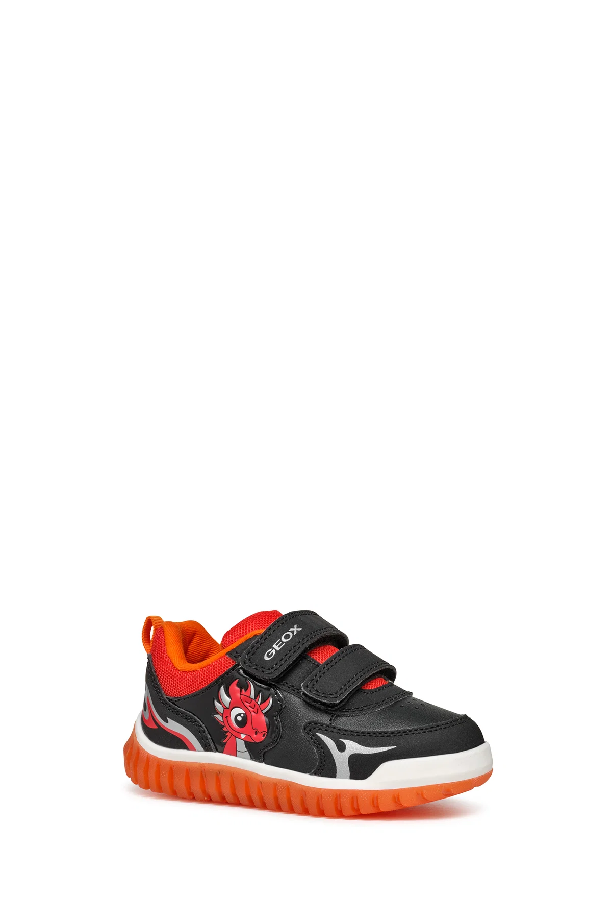 Geox Erkek Bebek Siyah Inek Bantlı Deri Sneaker - Image 2