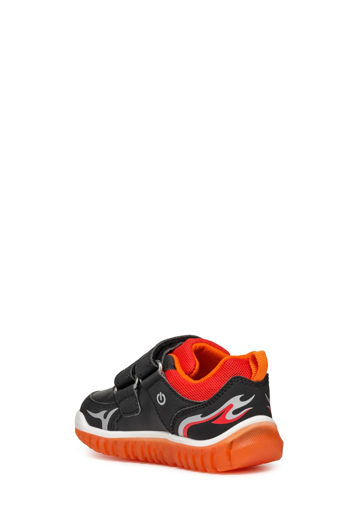 Geox Erkek Bebek Siyah Inek Bantlı Deri Sneaker - Image 4