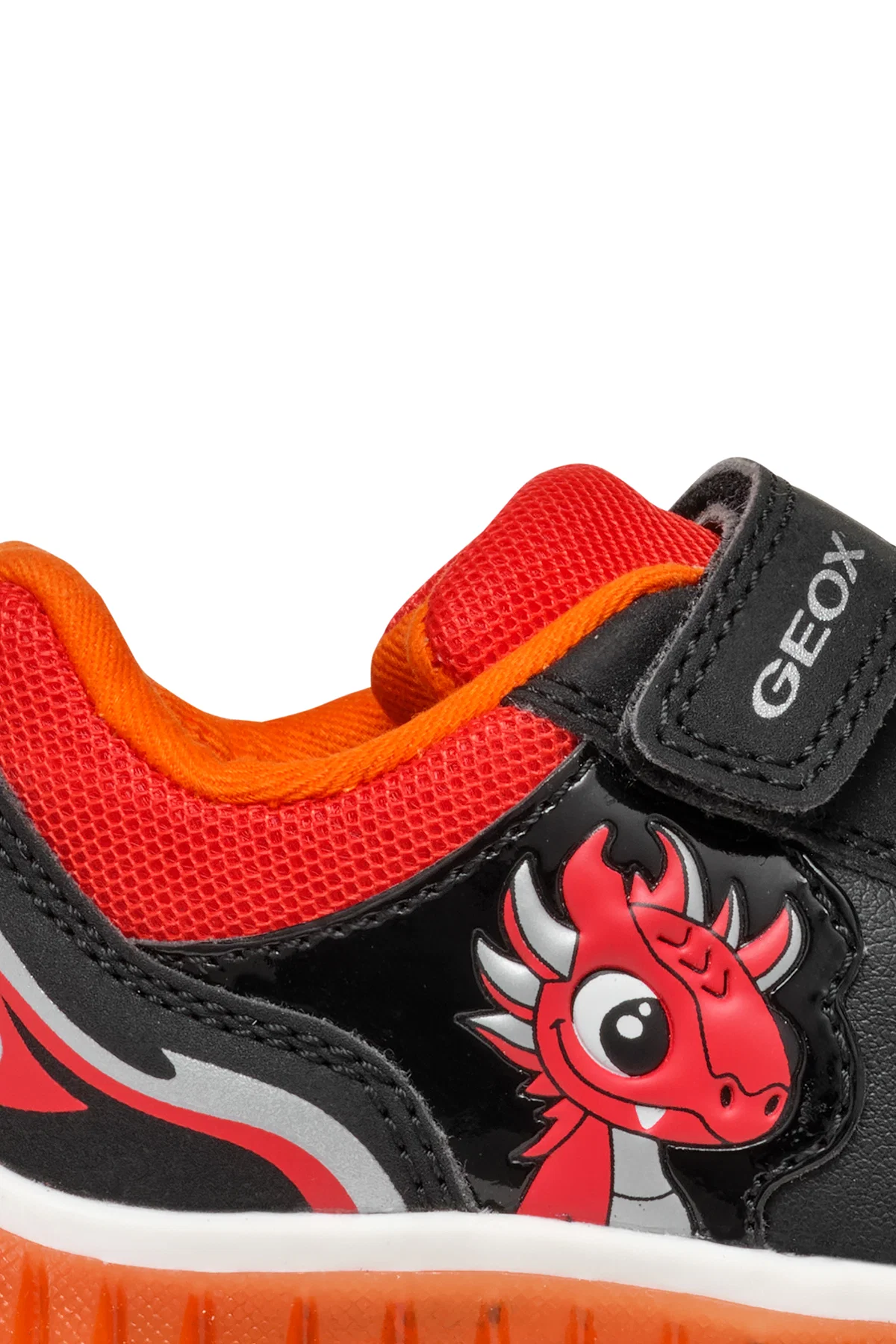 Geox Erkek Bebek Siyah Inek Bantlı Deri Sneaker - Image 9