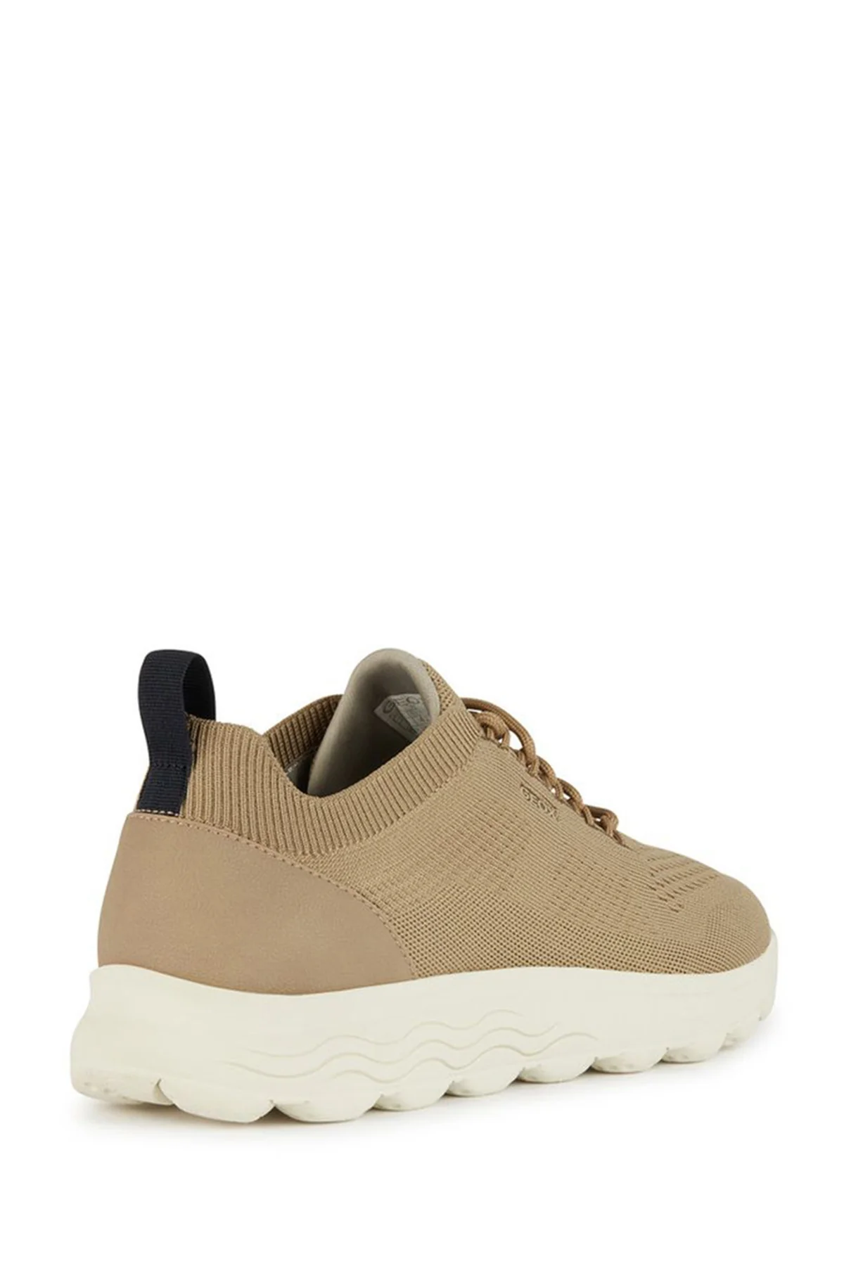 Geox Erkek Bej Spherica Bağcıklı Kumaş Sneaker - Image 4
