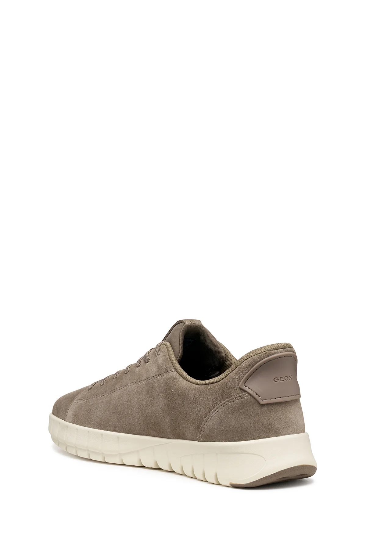 Geox Erkek Bej U Flextrıde Plus Bağcıklı Süet Deri Sneaker - Image 7
