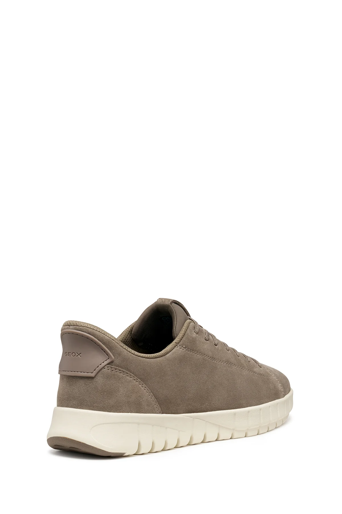 Geox Erkek Bej U Flextrıde Plus Bağcıklı Süet Deri Sneaker - Image 8