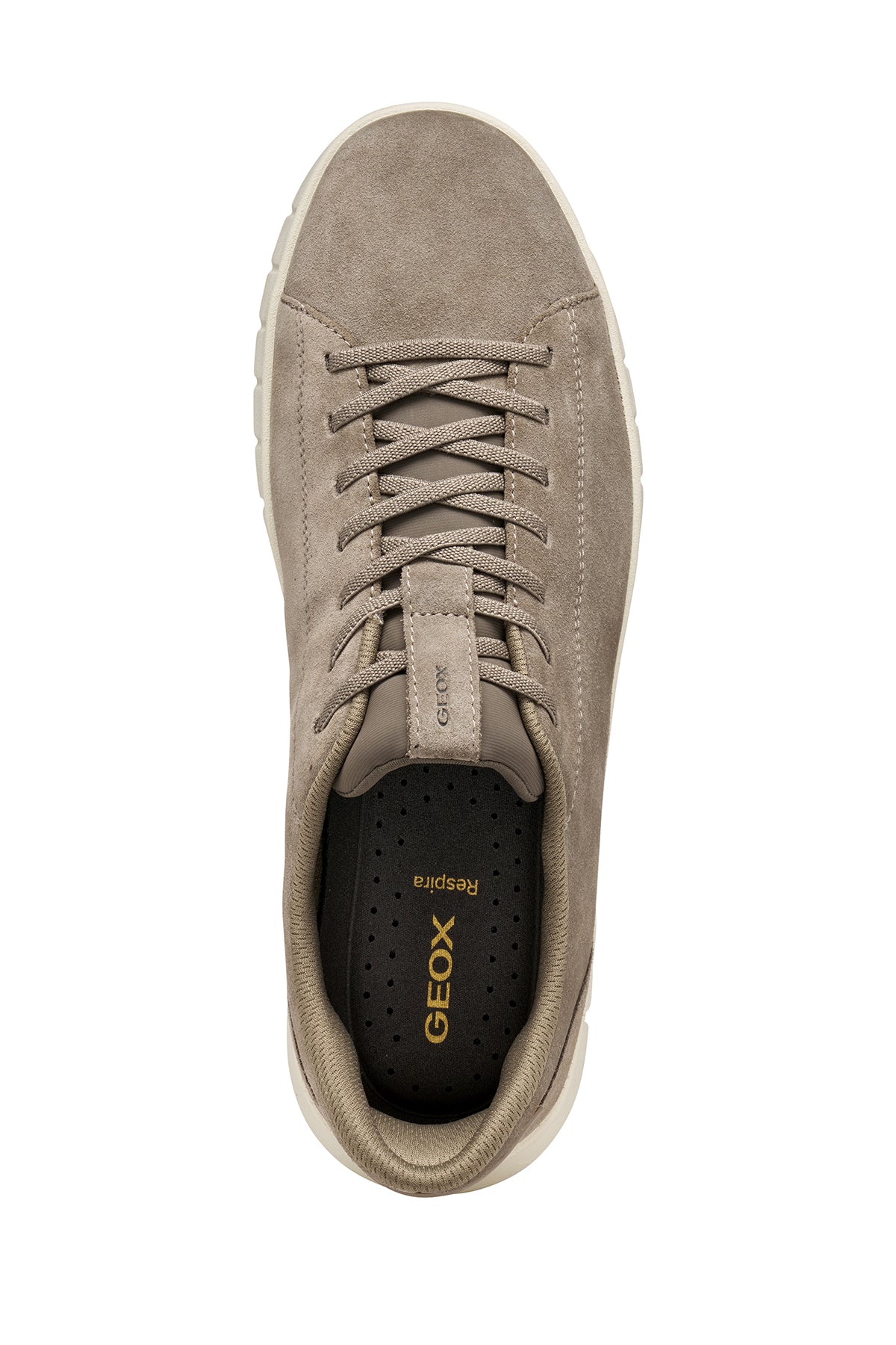 Geox Erkek Bej U Flextrıde Plus Bağcıklı Süet Deri Sneaker - Image 9