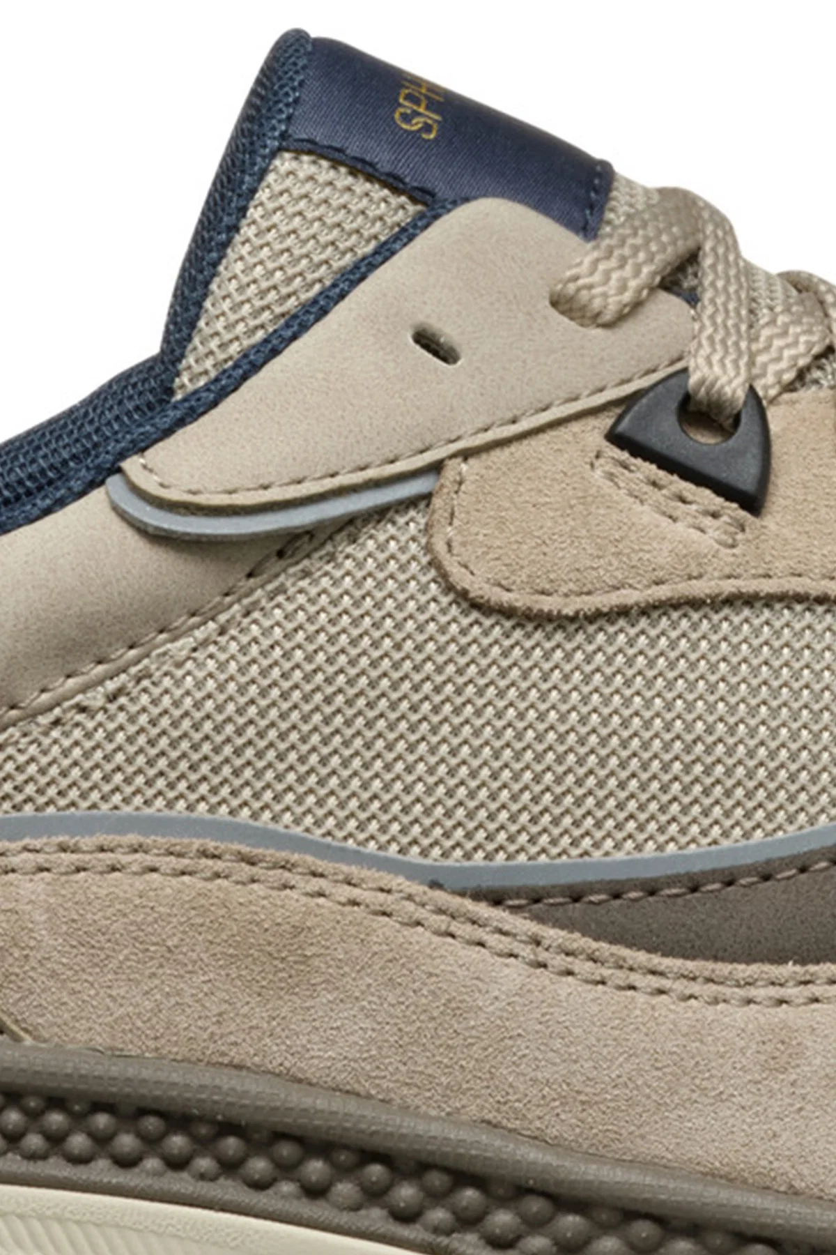 Geox Erkek Bej U Spherica Actif X1 A - Mes Su Bağcıklı Sneaker - Image 11