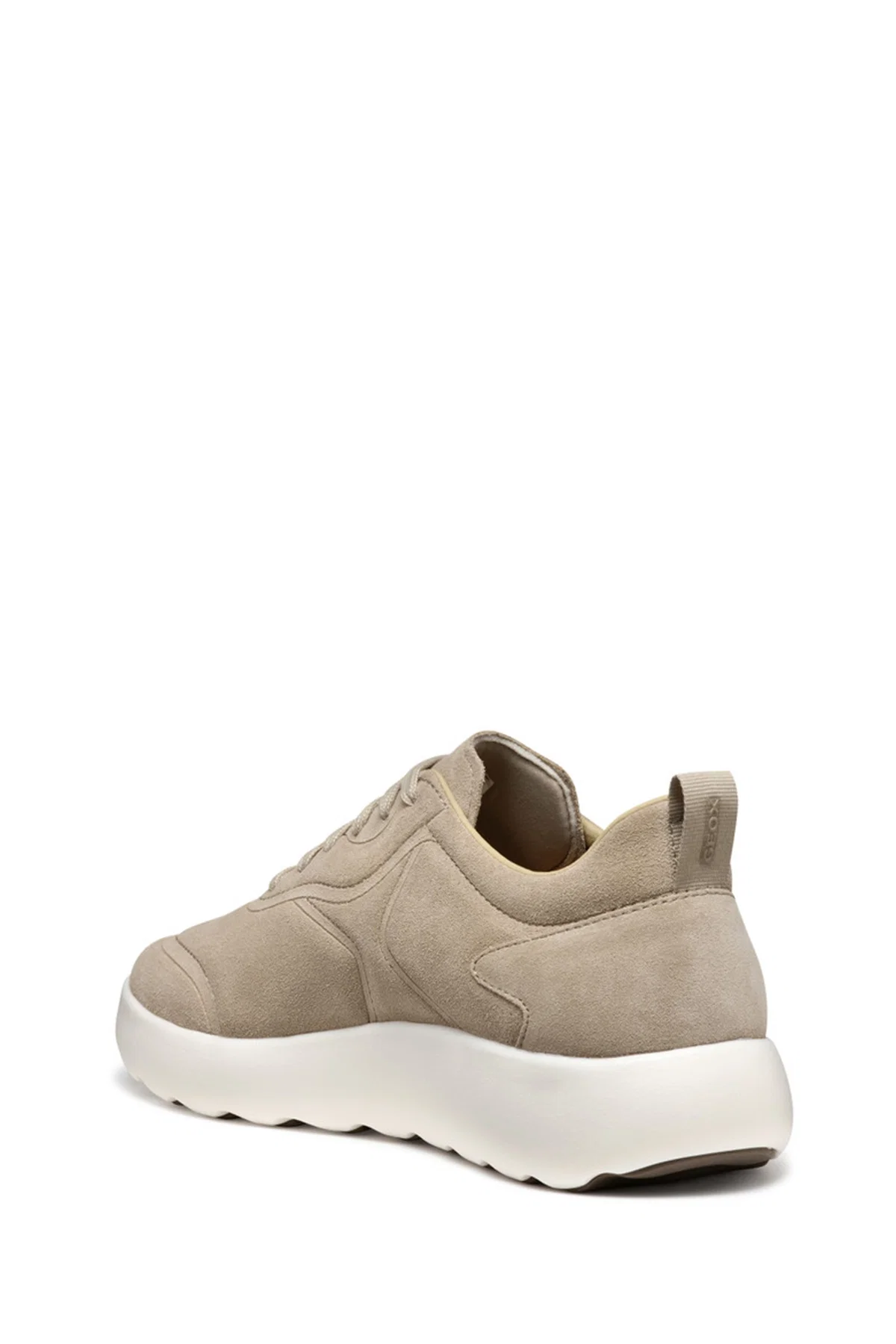 Geox Erkek Bej U Xtors A - Suede Bağcıklı Süet Deri Sneaker - Image 2