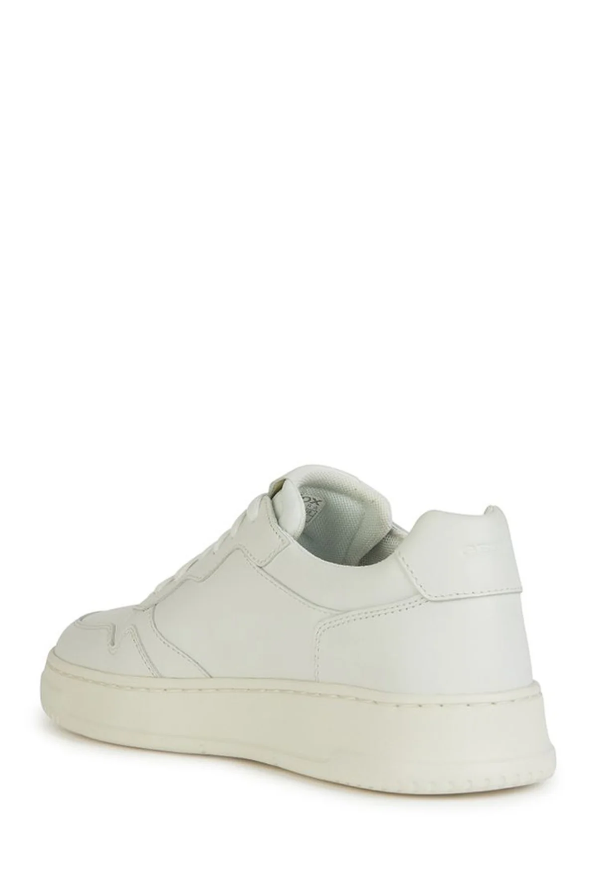 Geox Erkek Beyaz Arvier Bağcıklı Deri Sneaker - Image 4