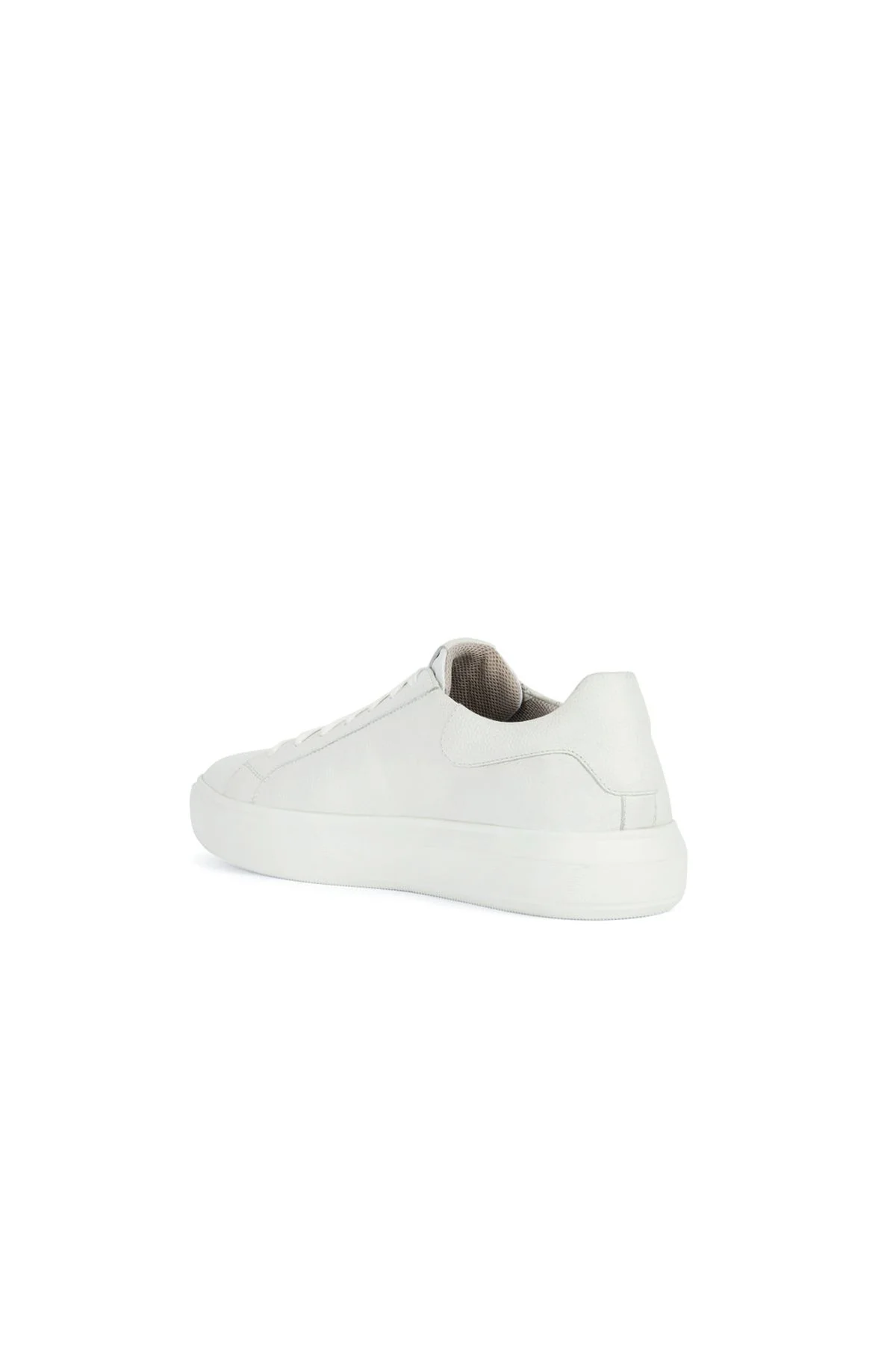Geox Erkek Beyaz Deiven Bağcıklı Deri Casual Sneaker - Image 2