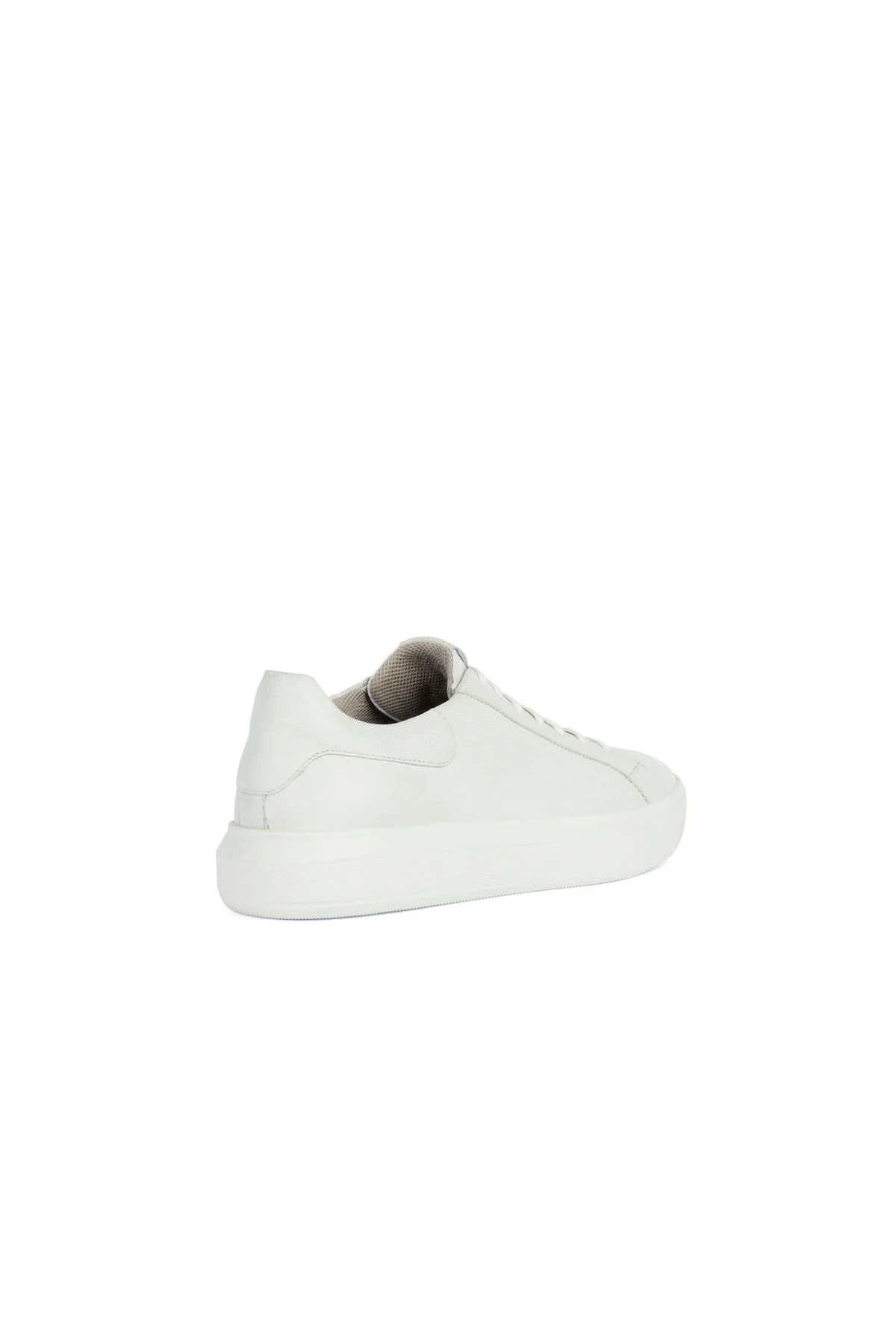 Geox Erkek Beyaz Deiven Bağcıklı Deri Casual Sneaker - Image 4