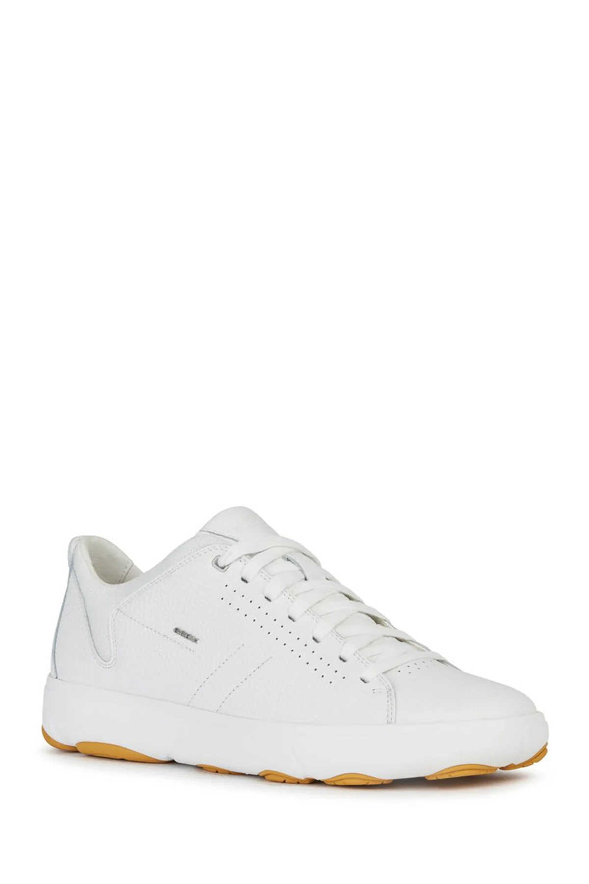 Geox Erkek Beyaz Nebula Y Deri Sneaker - Image 3