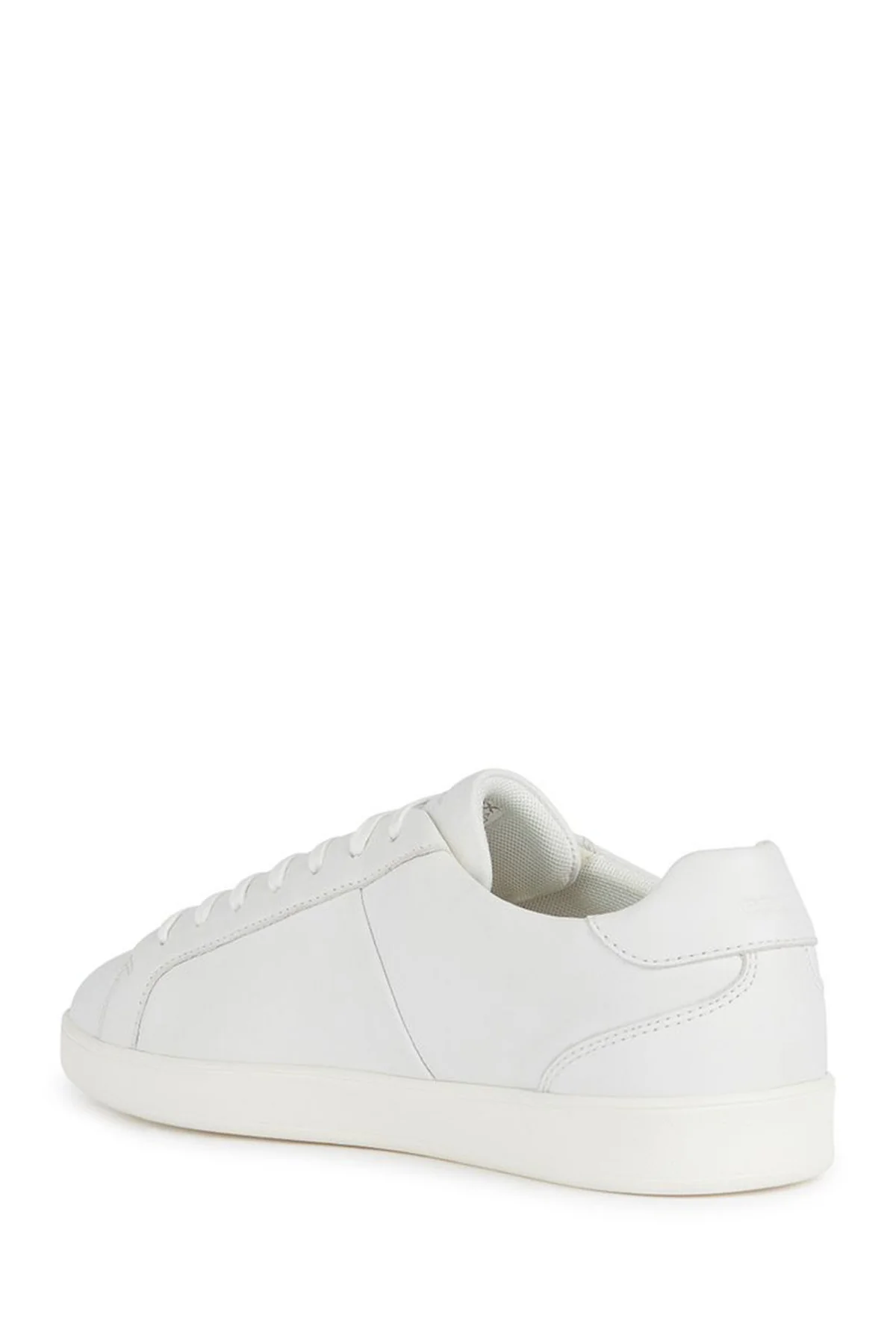 Geox Erkek Beyaz Regio Bağcıklı Deri Sneaker - Image 4