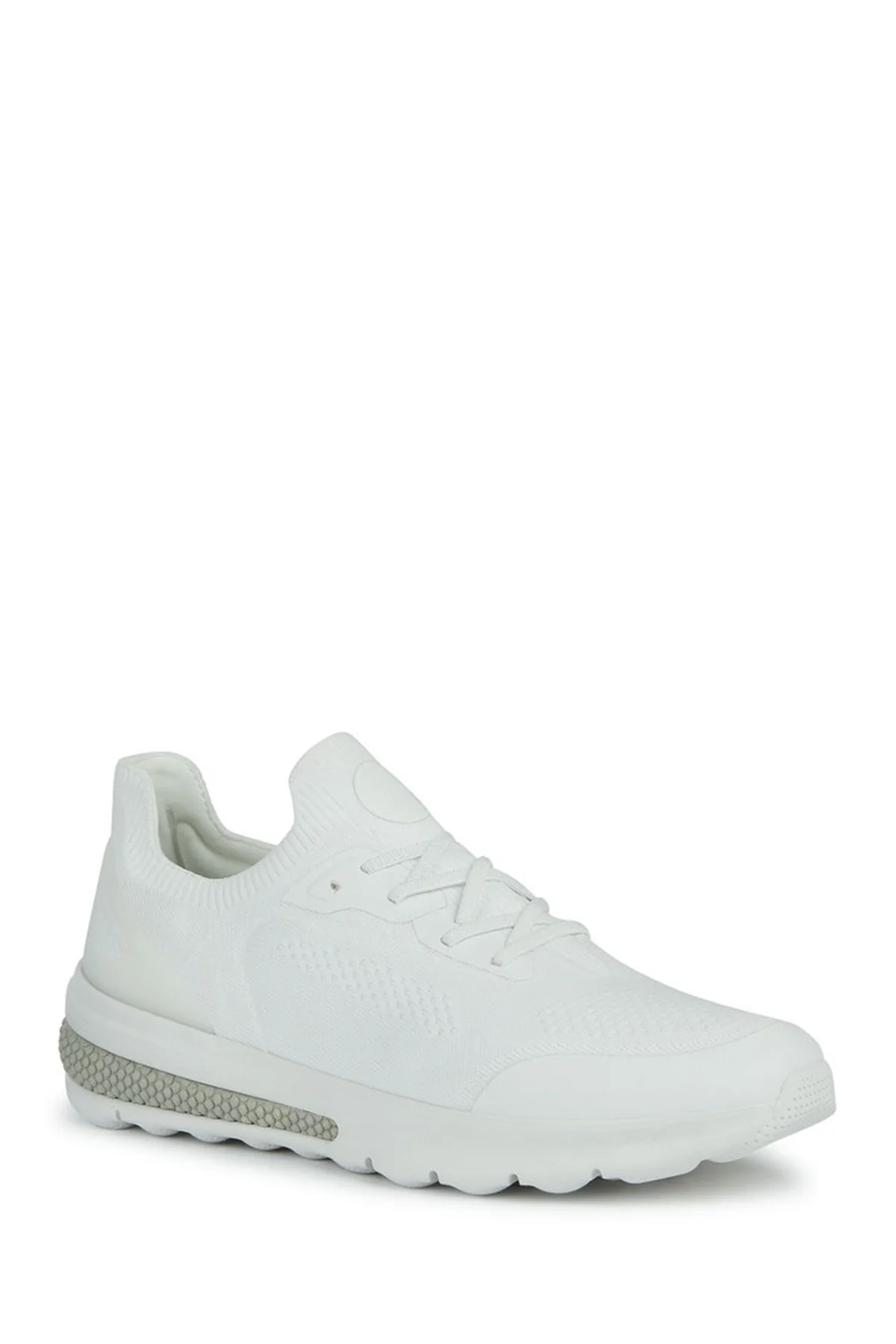 Geox Erkek Beyaz Spherica Actif Bağcıklı Kumaş Sneaker - Image 3