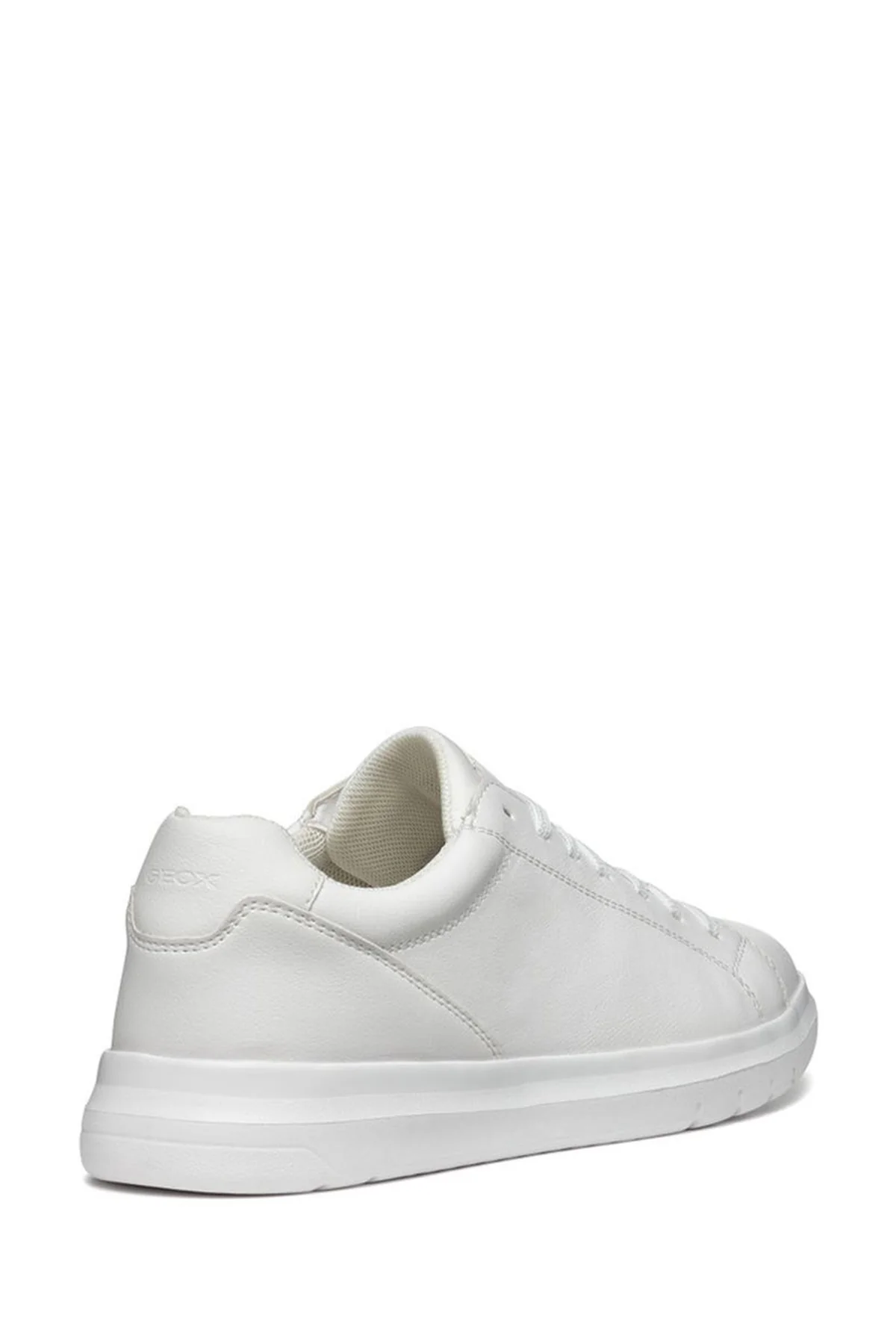 Geox Erkek Beyaz Spherica Bağcıklı Deri Sneaker - Image 2