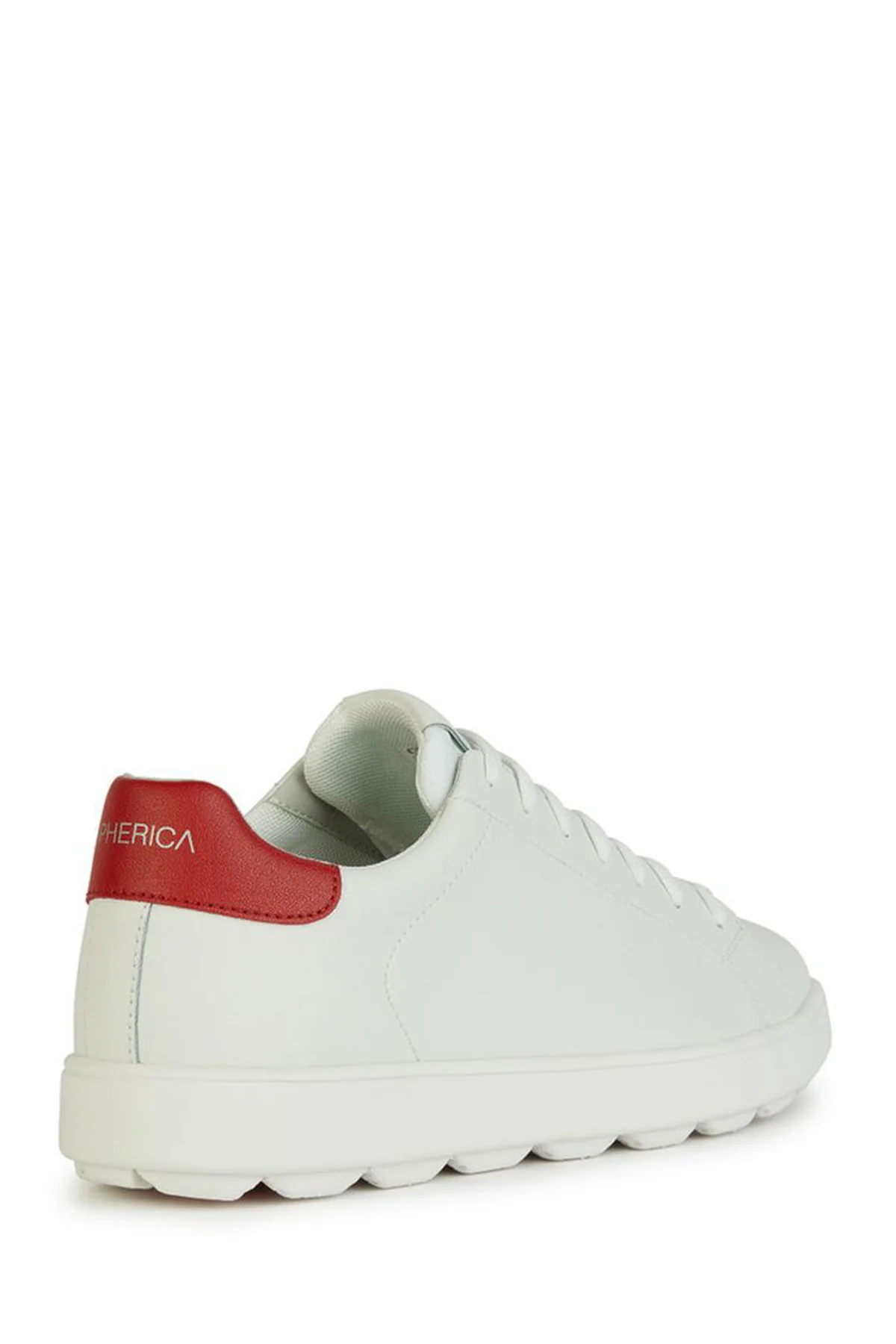 Geox Erkek Beyaz Spherica Ecub-1 Bağcıklı Deri Sneaker - Image 2