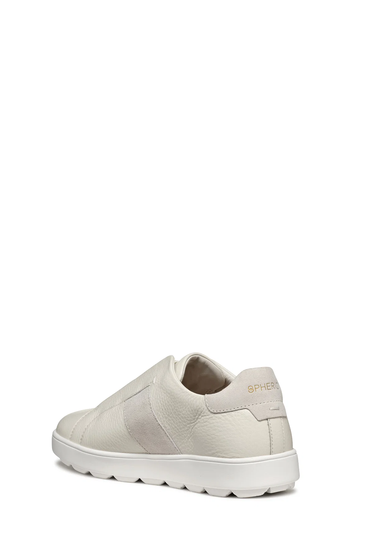 Geox Erkek Beyaz Spherica Ecub-1 Deri Sneaker - Image 4