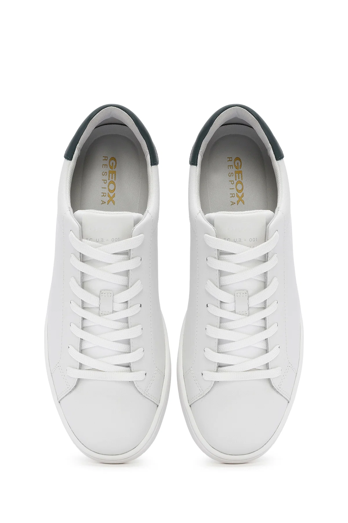 Geox Erkek Beyaz Spherica Ecub Bağcıklı Deri Sneaker - Image 7
