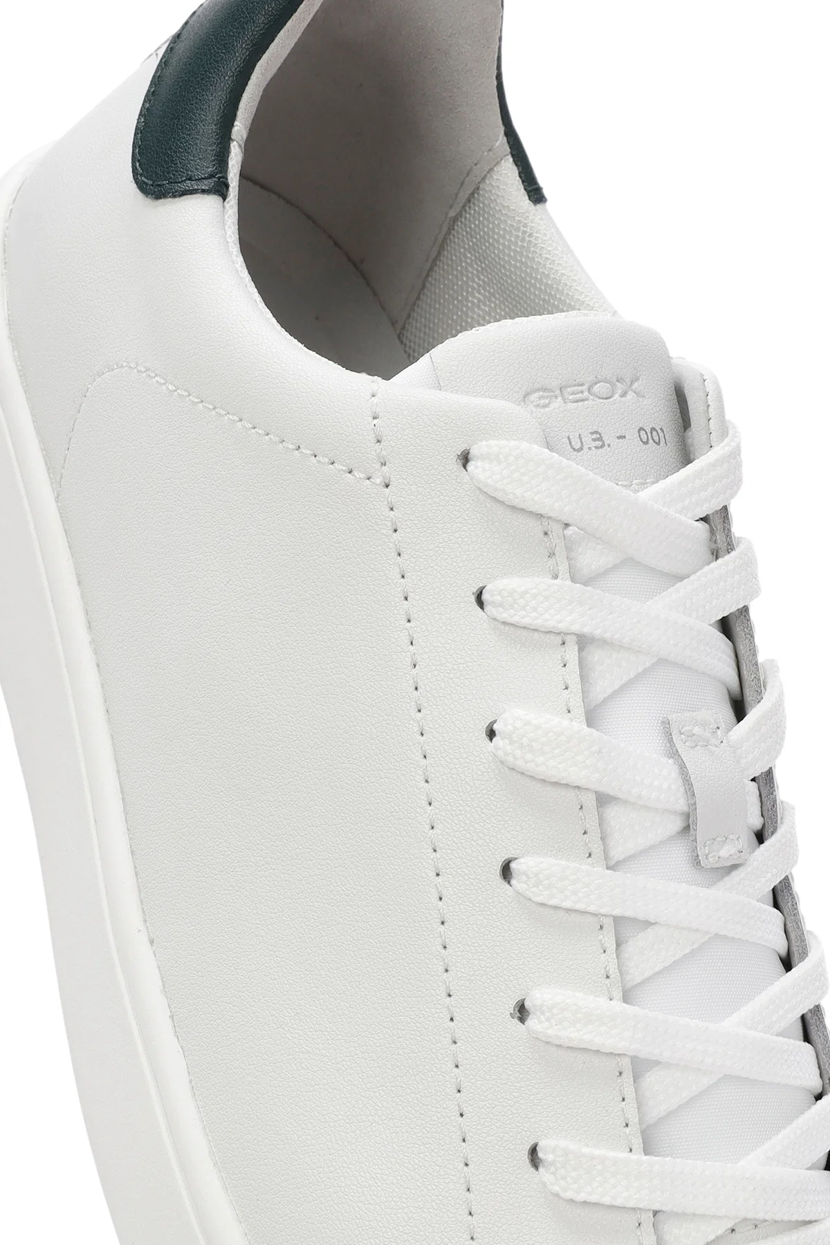 Geox Erkek Beyaz Spherica Ecub Bağcıklı Deri Sneaker - Image 9