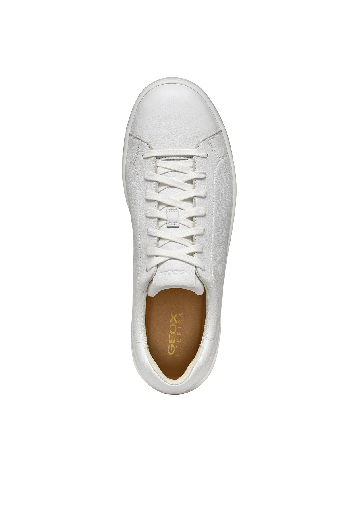 Geox Erkek Beyaz Spherica Ecub Bağcıklı Deri Sneaker - Image 5