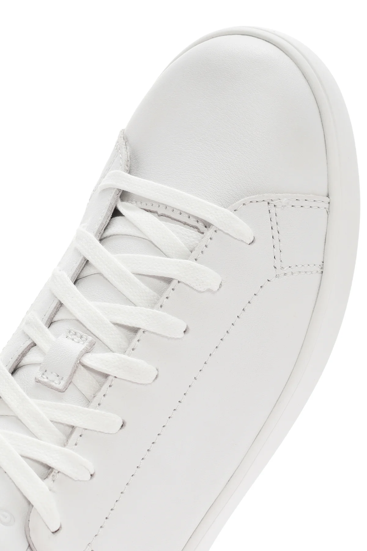 Geox Erkek Beyaz Spherica Ecub Bağcıklı Deri Sneaker - Image 9