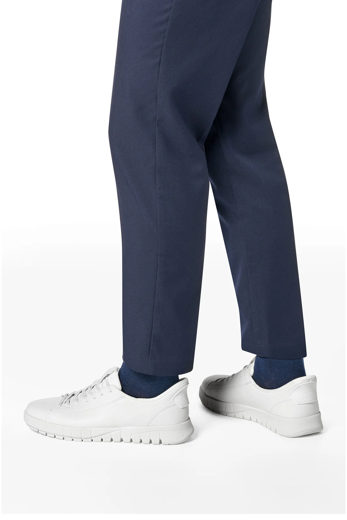 Geox Erkek Beyaz U Flextrıde Plus Bağcıklı Deri Sneaker - Image 2