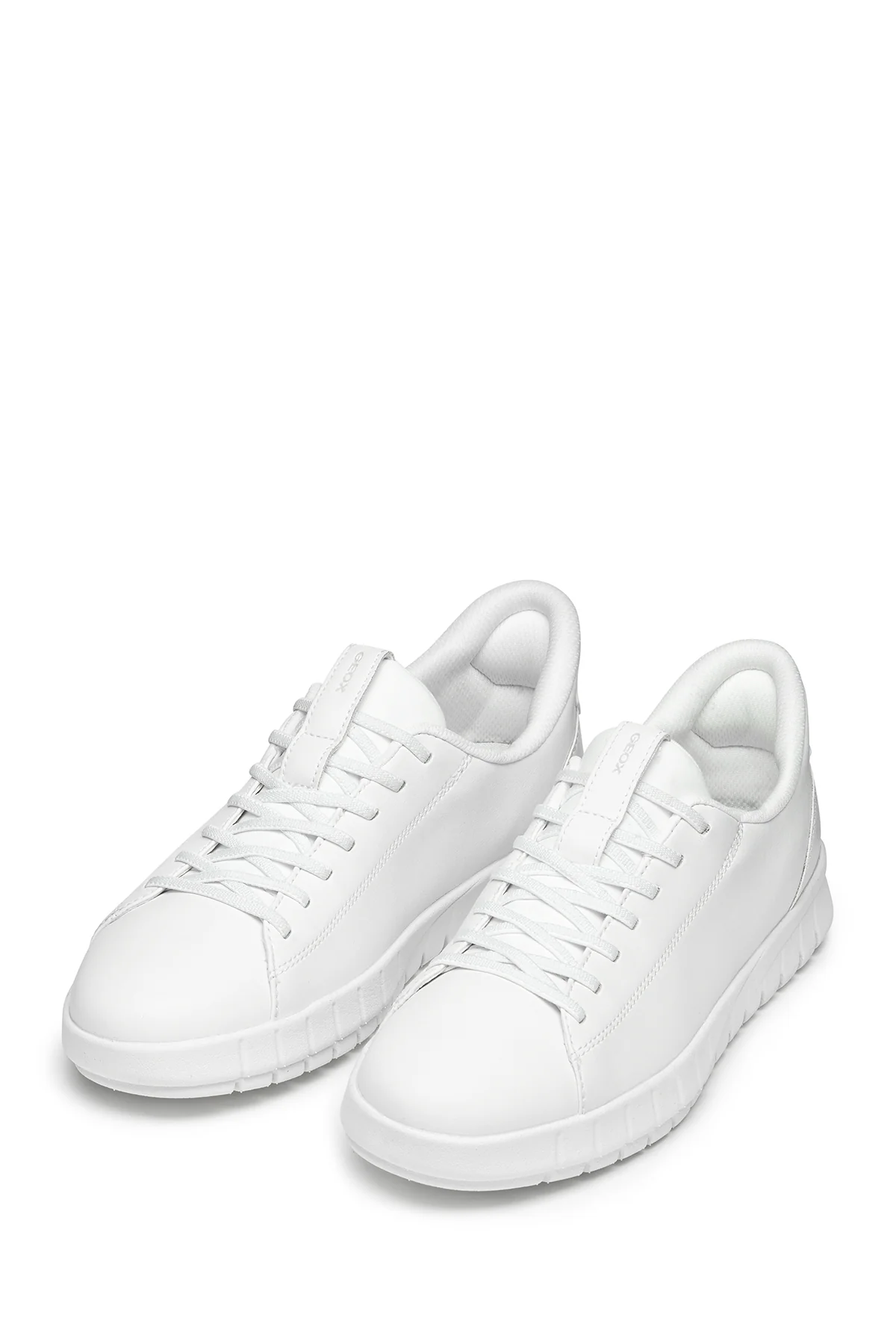 Geox Erkek Beyaz U Flextrıde Plus Bağcıklı Deri Sneaker - Image 3