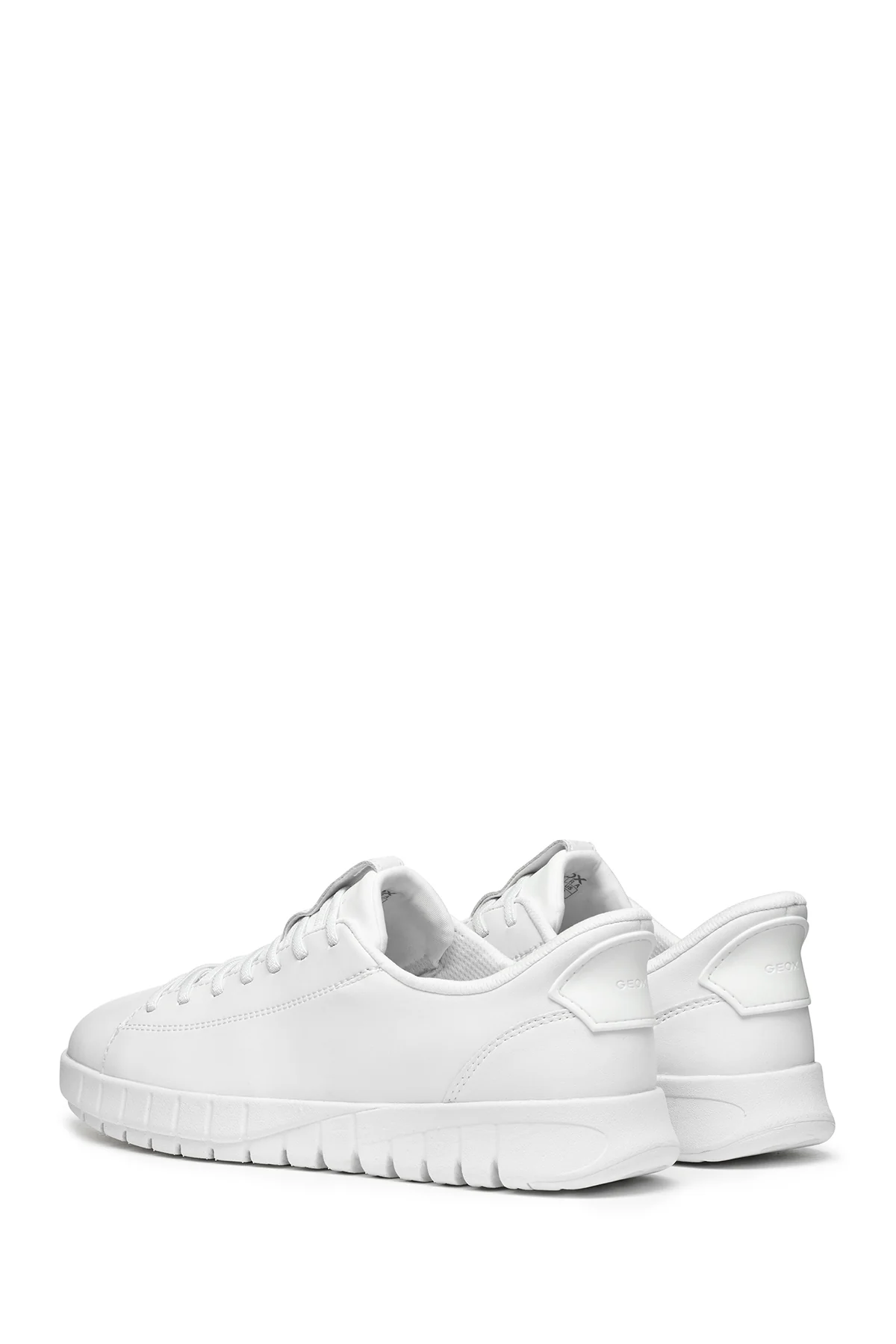 Geox Erkek Beyaz U Flextrıde Plus Bağcıklı Deri Sneaker - Image 5