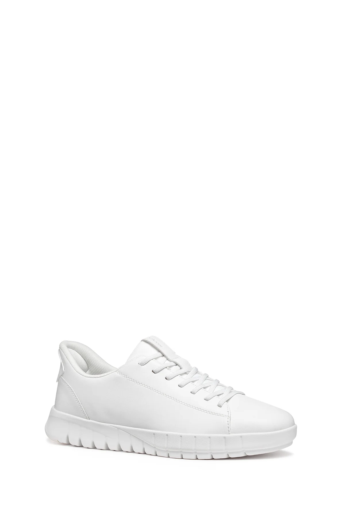 Geox Erkek Beyaz U Flextrıde Plus Bağcıklı Deri Sneaker - Image 6