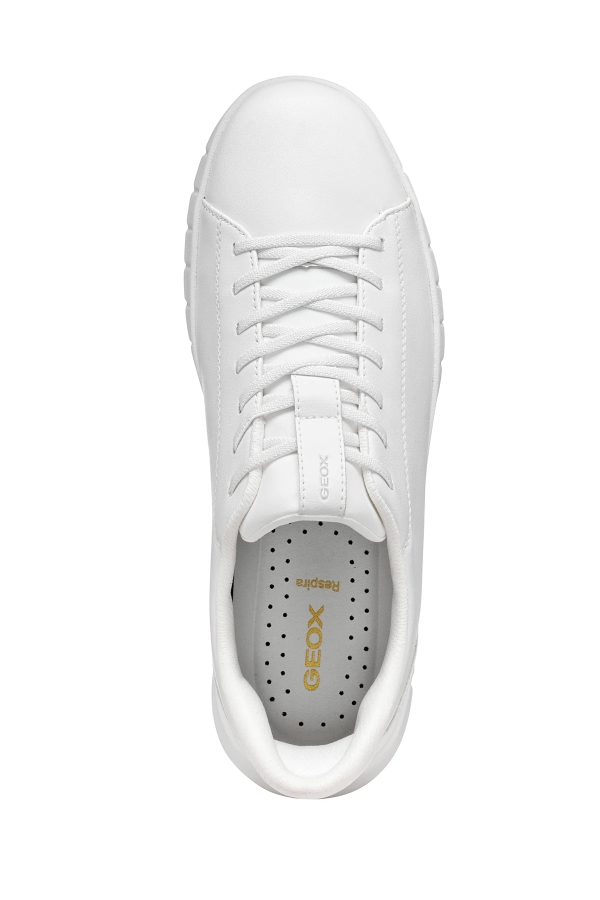 Geox Erkek Beyaz U Flextrıde Plus Bağcıklı Deri Sneaker - Image 9