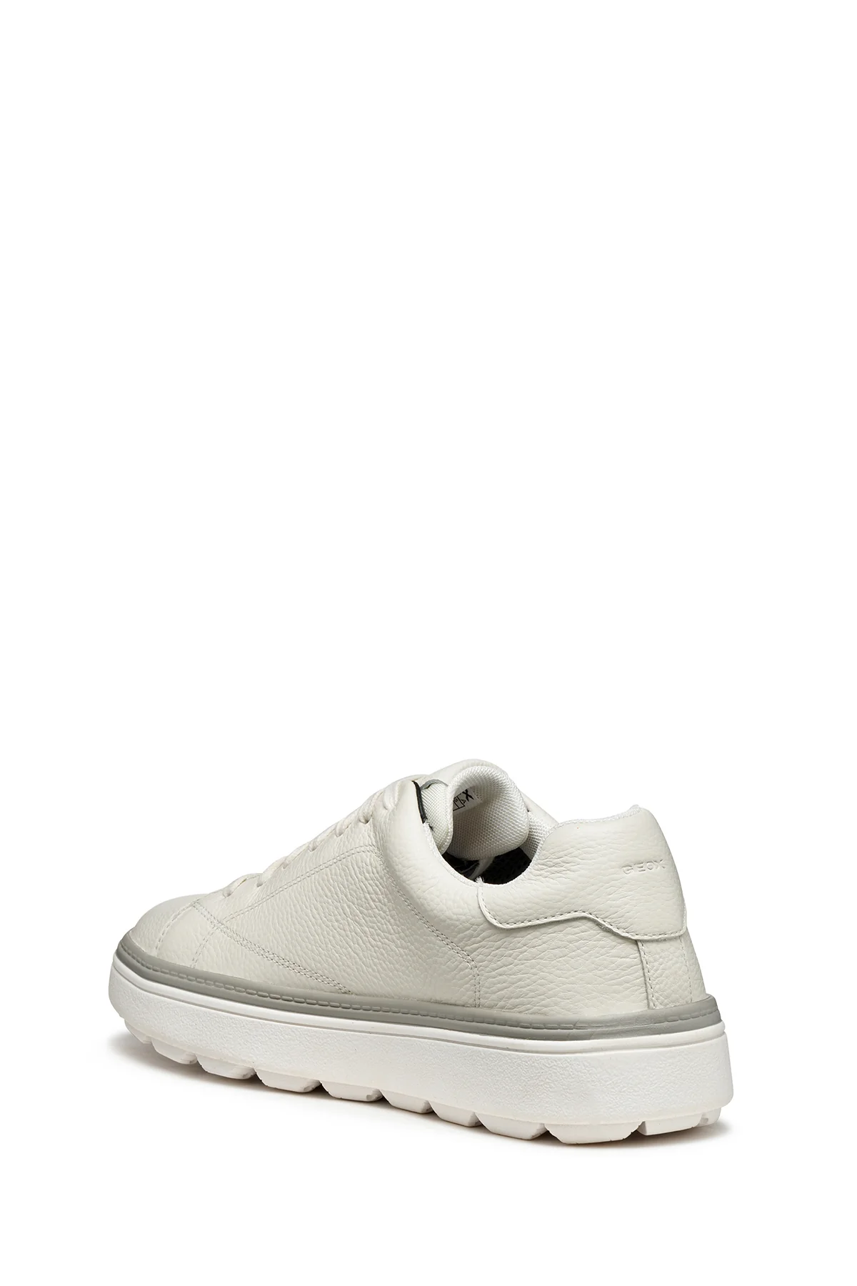 Geox Erkek Beyaz U Spherıca Ecub-1.1 B Abx Bağcıklı Deri Sneaker - Image 2