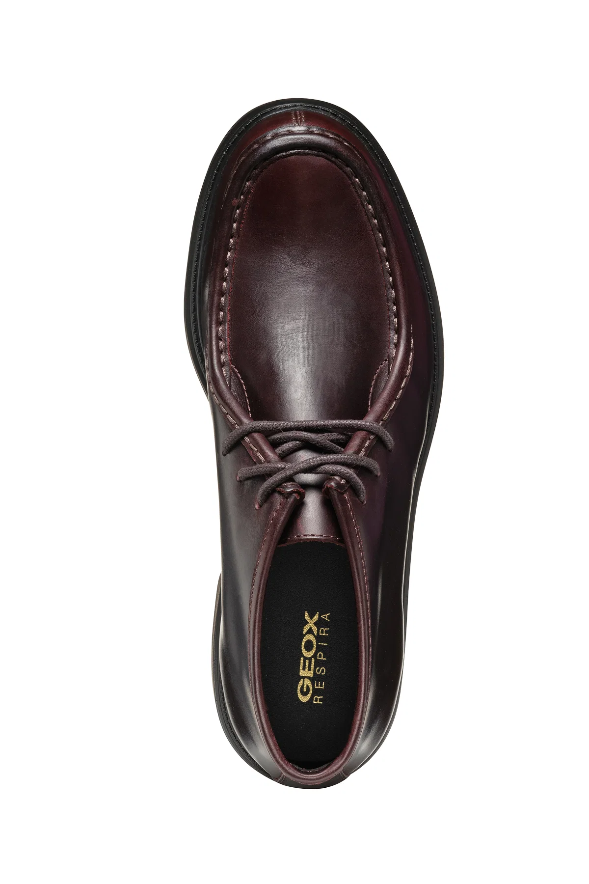 Geox Erkek Bordo Spherica Ec7 Bağcıklı Deri Klasik Bot - Image 5