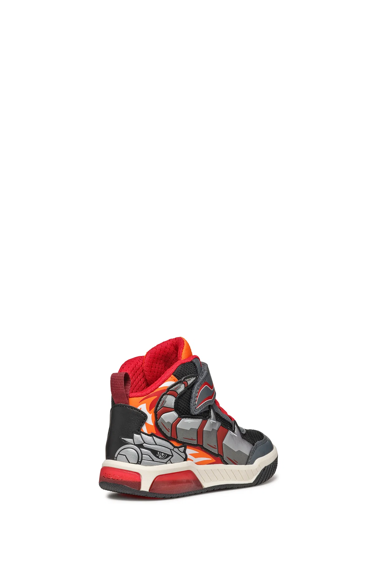 Geox Erkek Çocuk Gri J Inek Boy Bantlı Bilekli Sneaker - Image 4