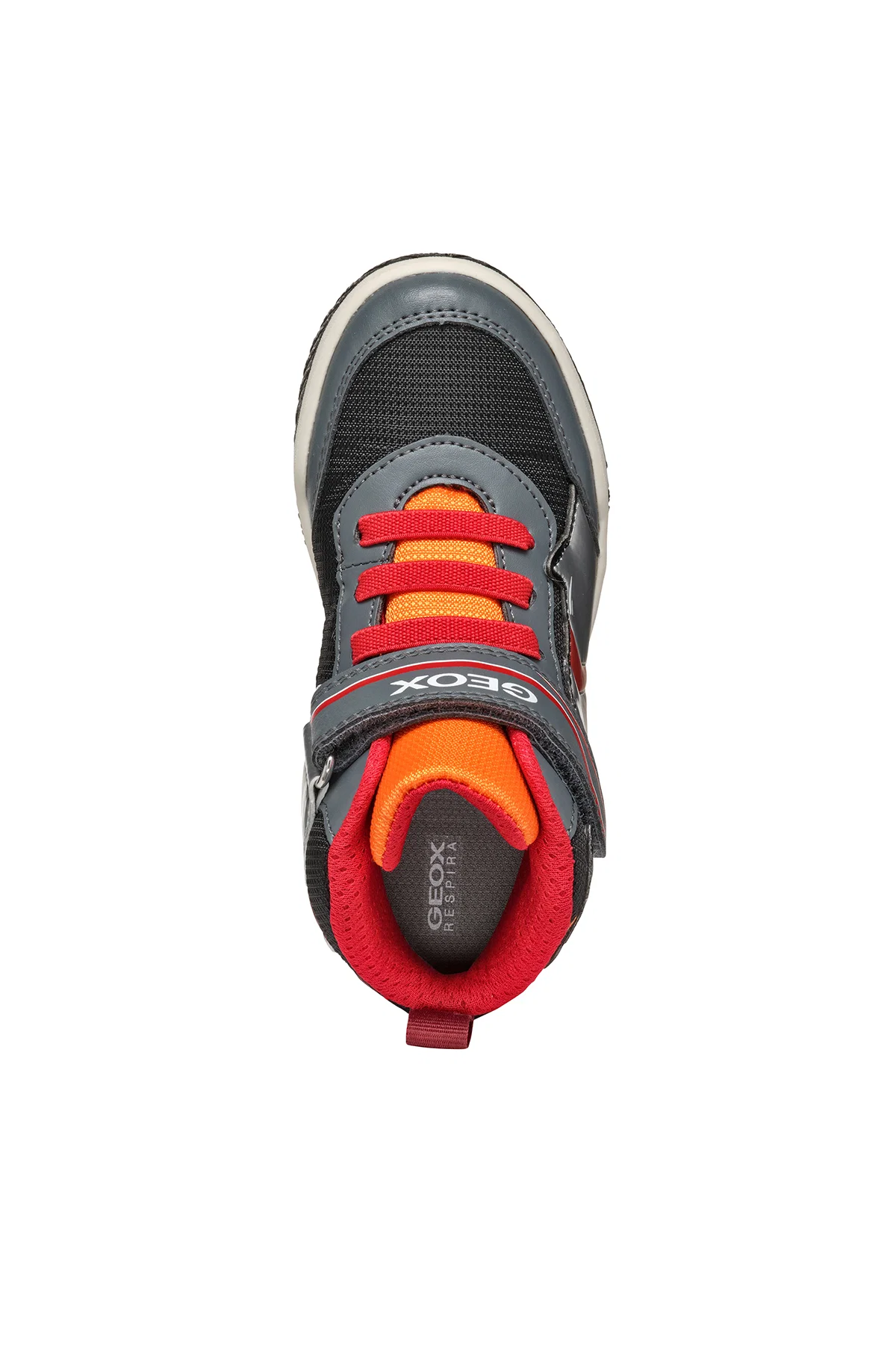 Geox Erkek Çocuk Gri J Inek Boy Bantlı Bilekli Sneaker - Image 5