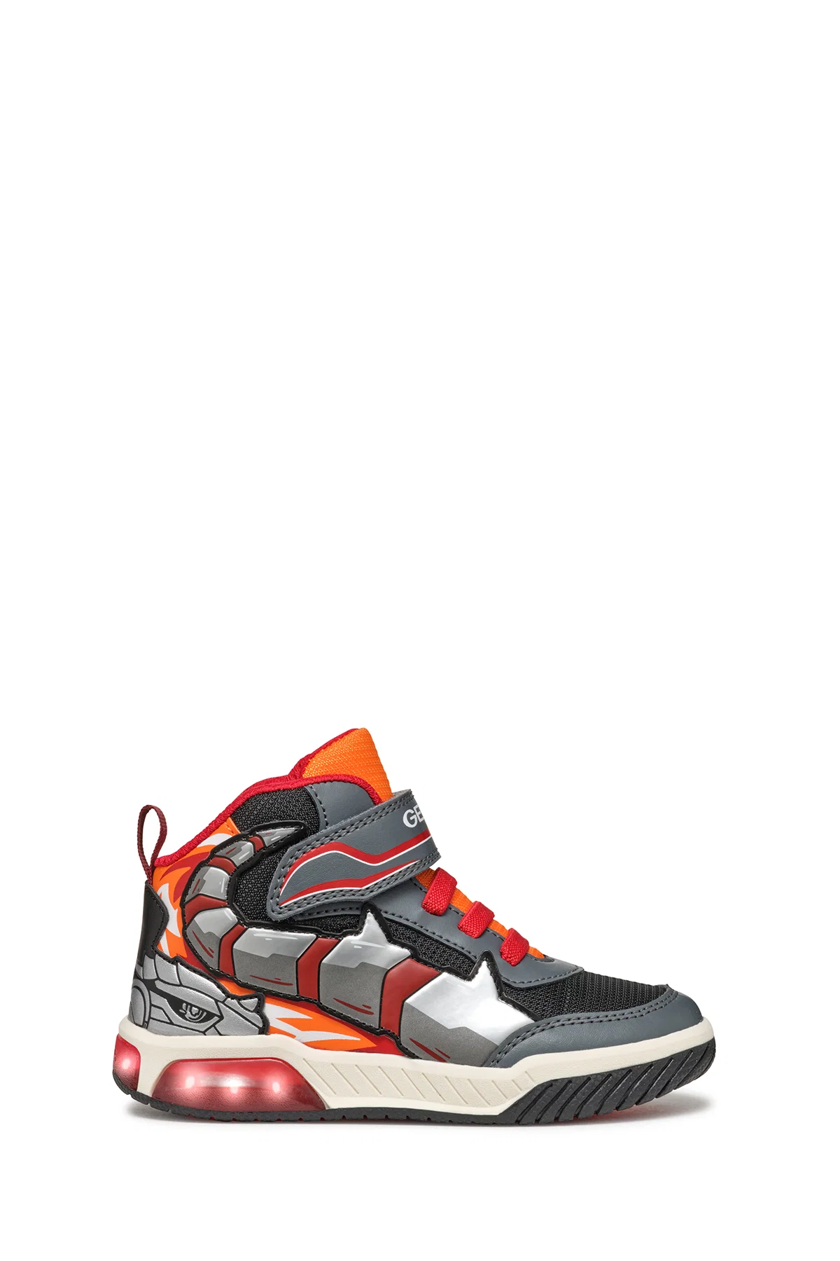 Geox Erkek Çocuk Gri J Inek Boy Bantlı Bilekli Sneaker - Image 7