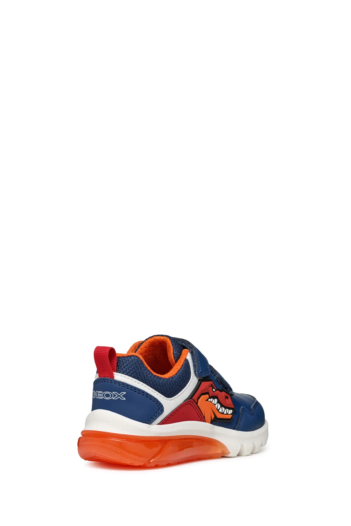 Geox Erkek Çocuk Lacivert Ciberdron Bantlı Desenli Işık Detaylı Sneaker - Image 4