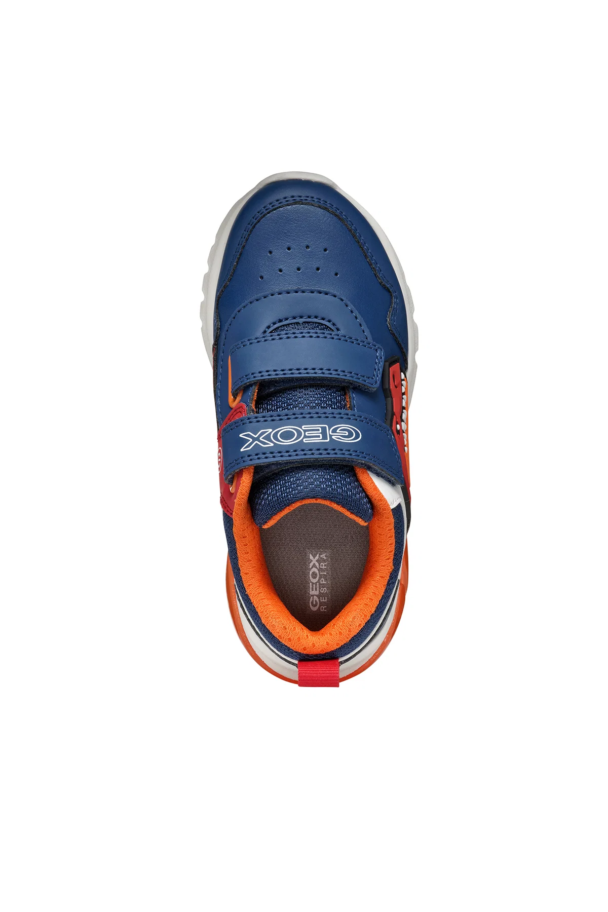 Geox Erkek Çocuk Lacivert Ciberdron Bantlı Desenli Işık Detaylı Sneaker - Image 5