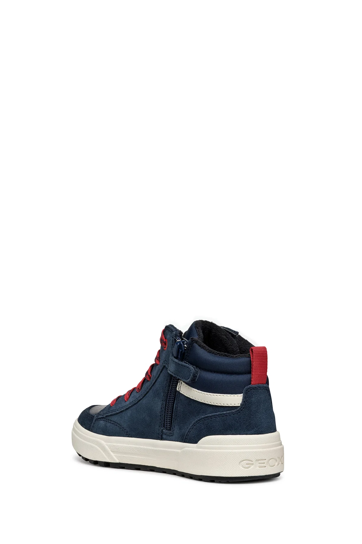 Geox Erkek Çocuk Lacivert Weemble Bağcıklı Fermuar Detaylı Bilekli Sneaker - Image 3