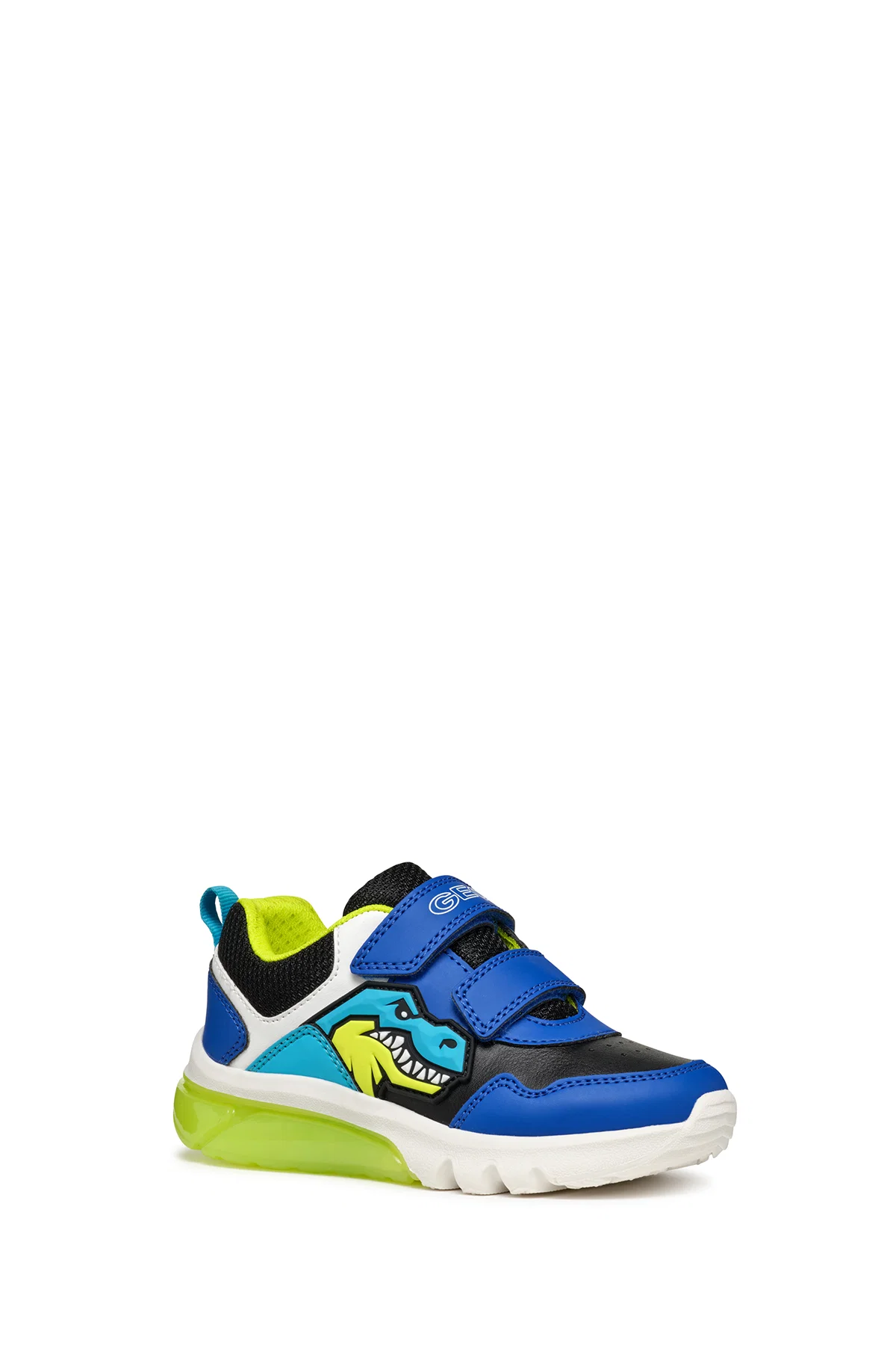 Geox Erkek Çocuk Mavi Ciberdron Bantlı Desenli Işık Detaylı Sneaker - Image 2