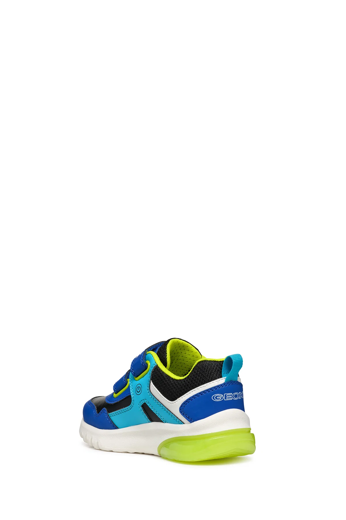 Geox Erkek Çocuk Mavi Ciberdron Bantlı Desenli Işık Detaylı Sneaker - Image 3