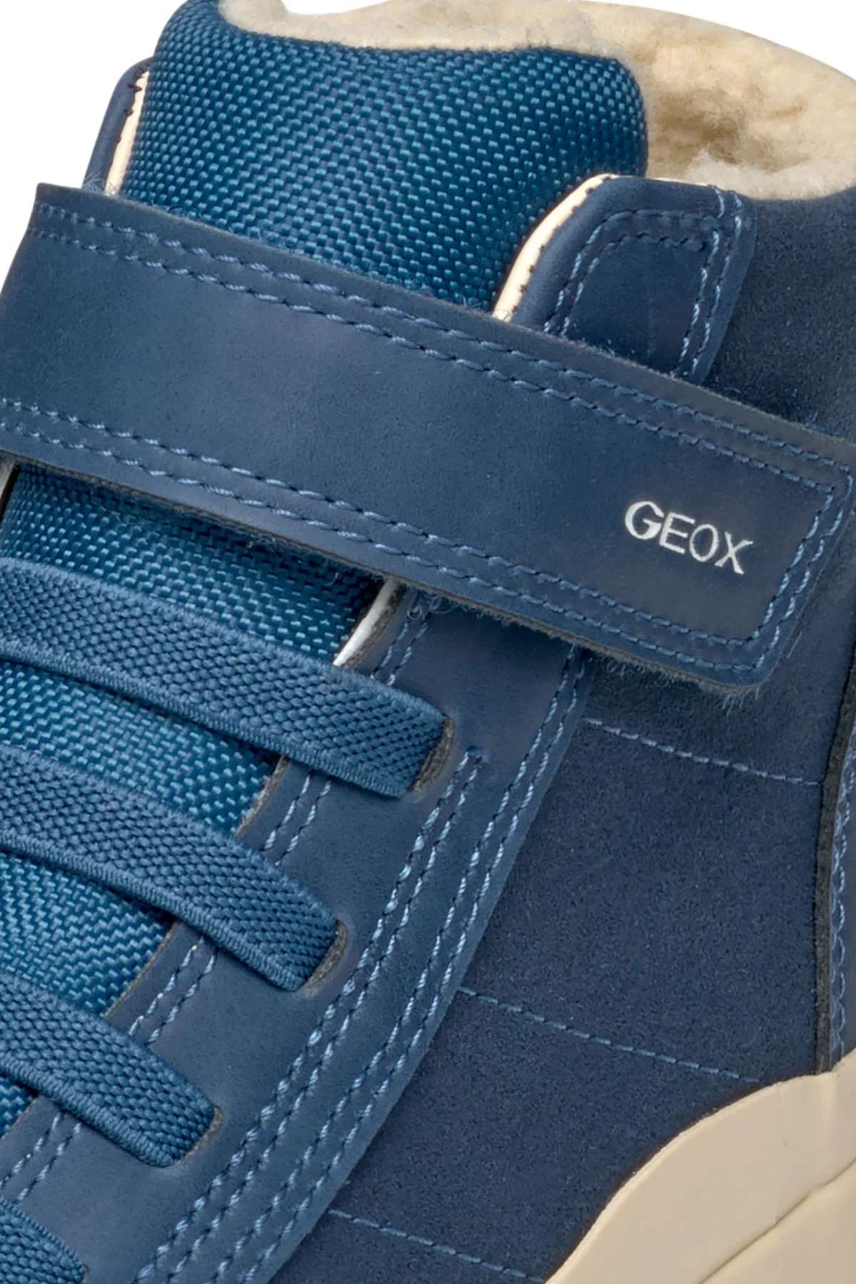 Geox Erkek Çocuk Mavi Gisli Bilekli Sneaker - Image 10